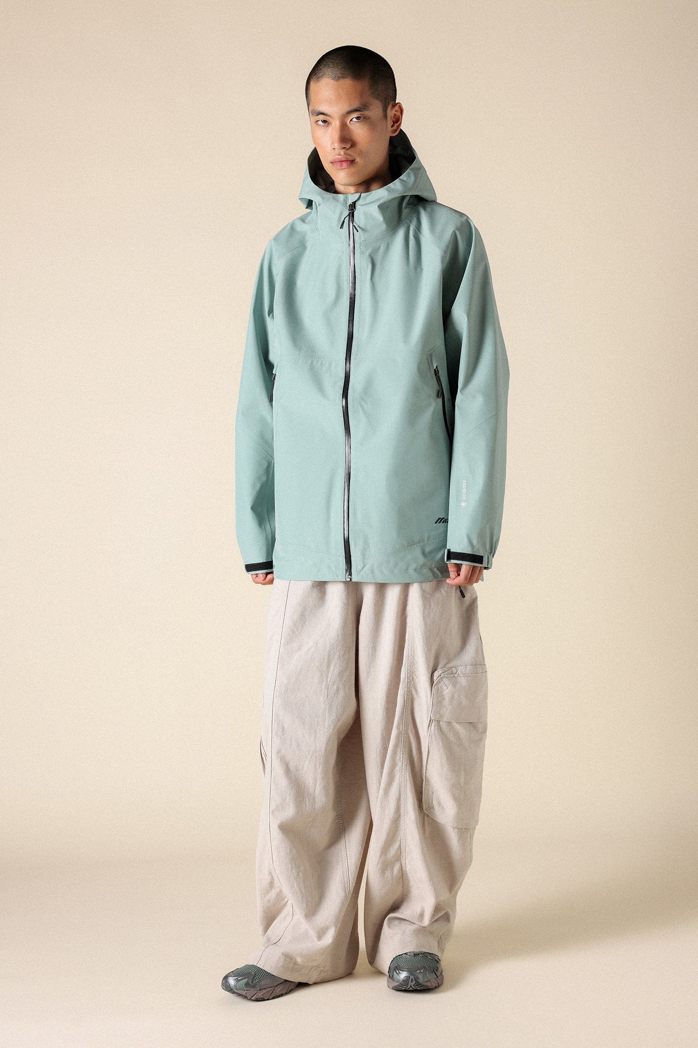 SL GORE SHELL JACKET UNISEX ICEBERGGREEN 3