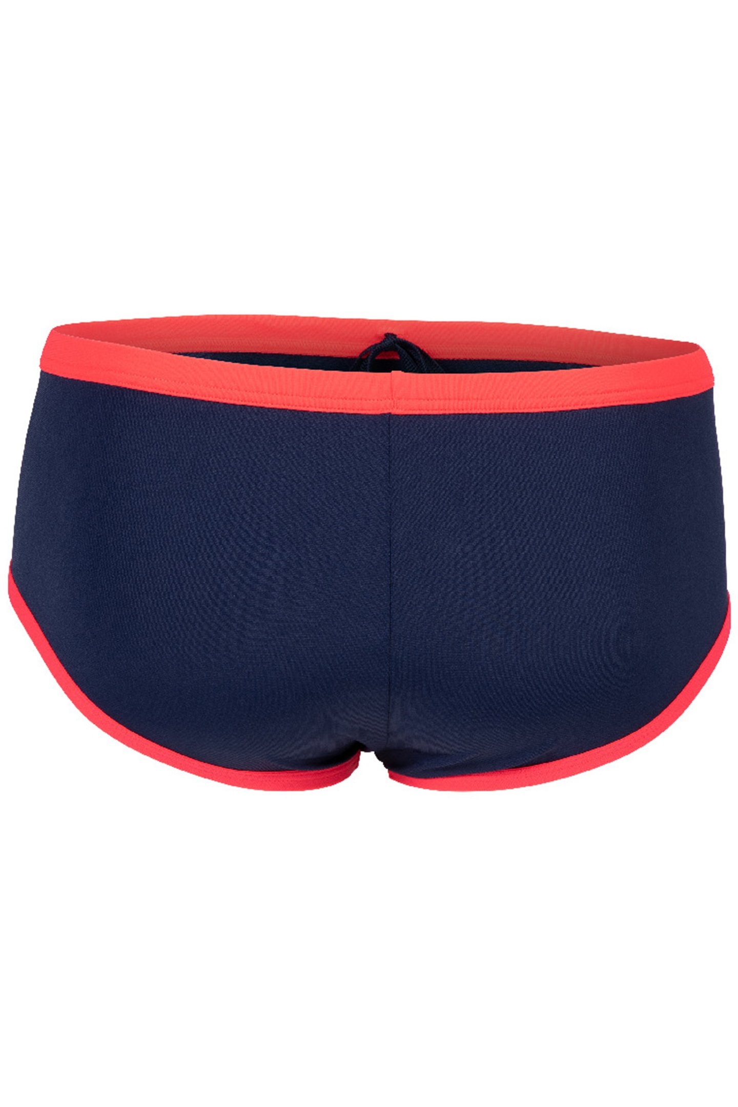 MEN'S ARENA ONE 12CM SWIM BRIEFS BIG LOG NAVY FLUO RED 5