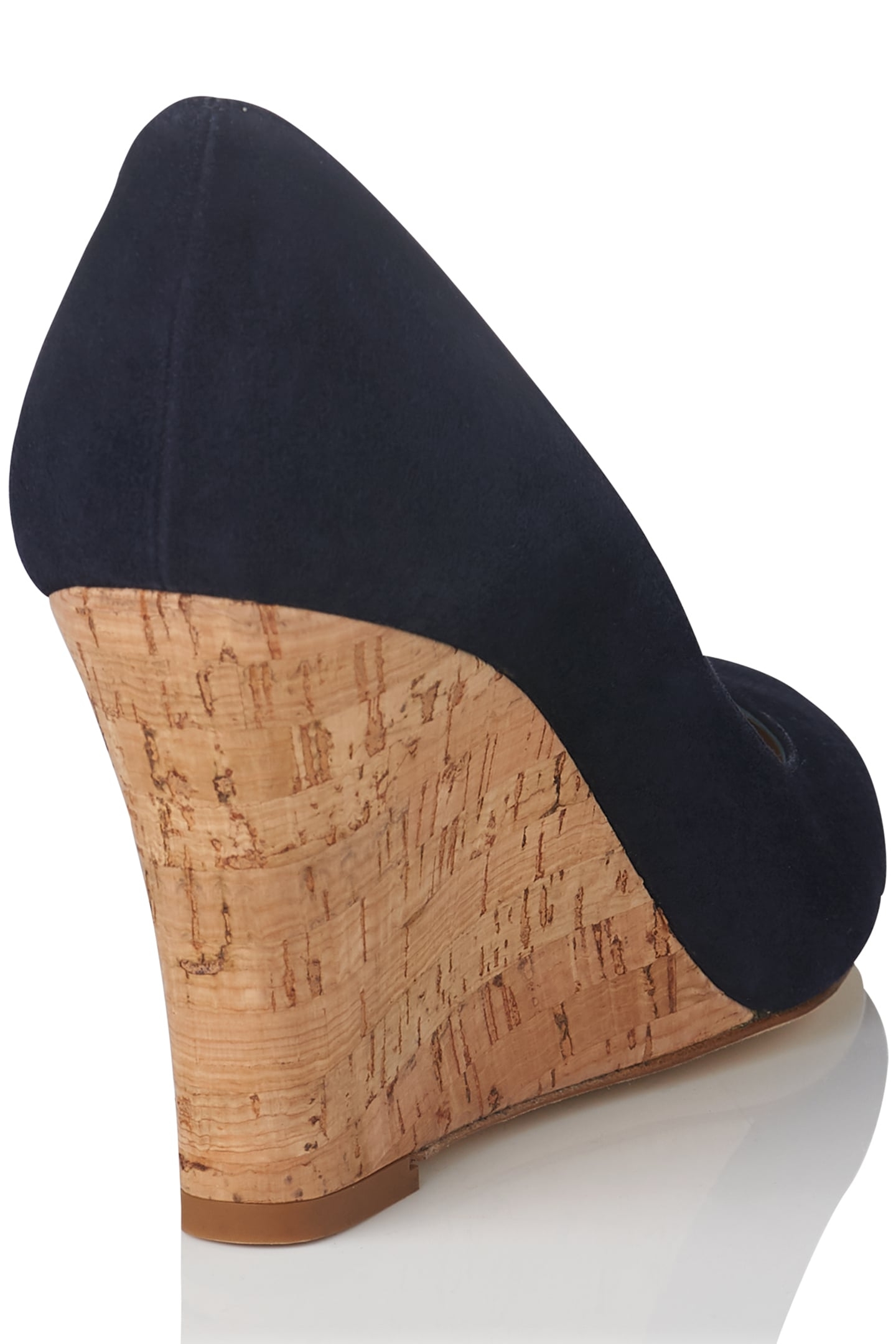 EILA - CLOSED TOE WEDGE NAVY 2