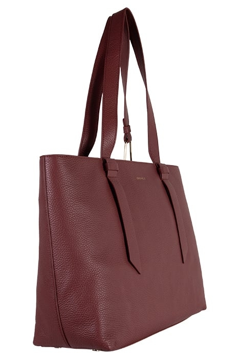 GRAINED LEATHER TOTE BAG 4