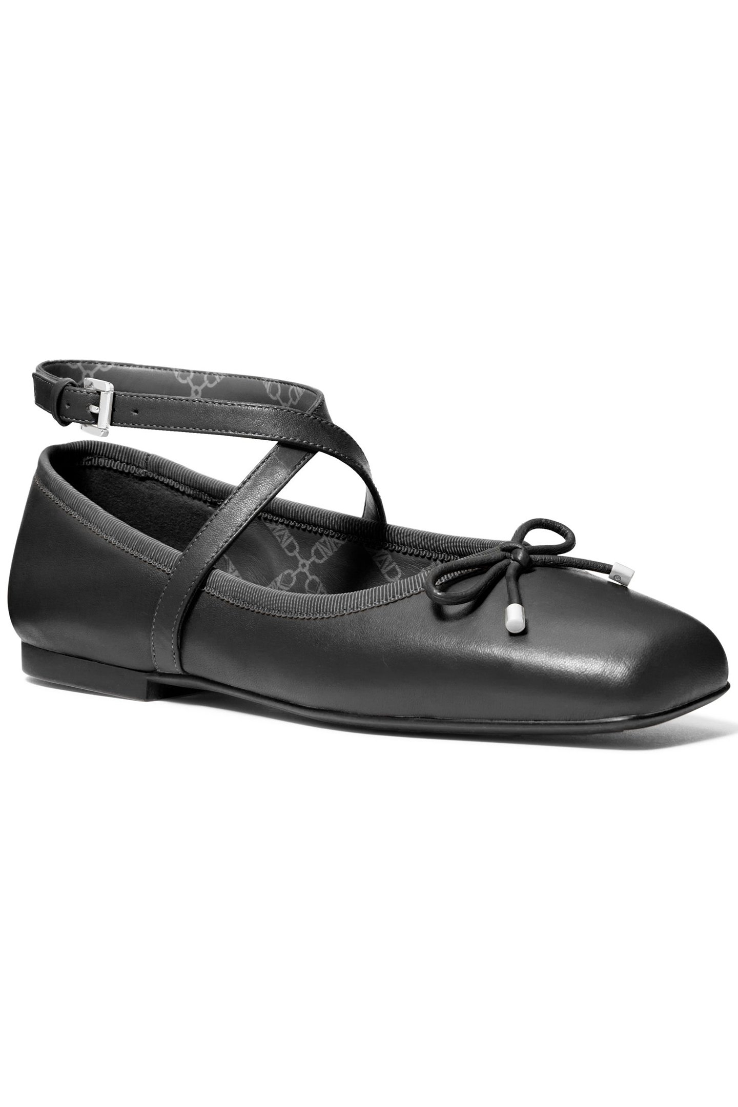 COLLETTE WRAP BALLET SHOE IN BLACK 2