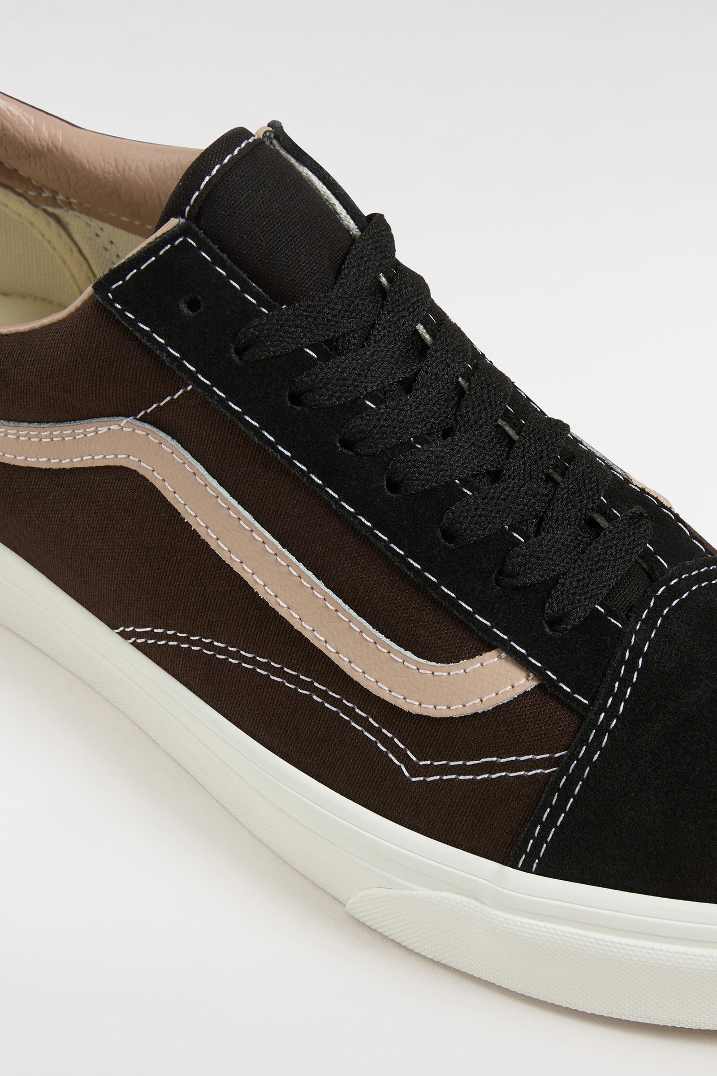 UNISEX OLD SKOOL 2-TONE BLACK/BROWN 4