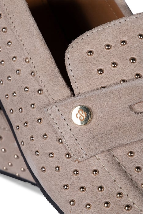 LEATHER STUDDED LOAFER DUNE 4