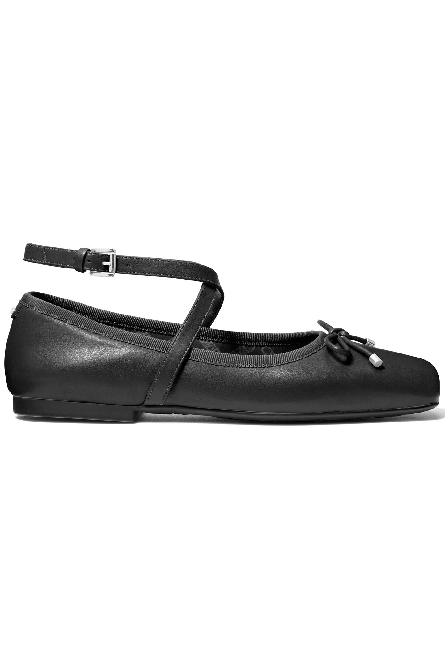 COLLETTE WRAP BALLET SHOE IN BLACK 1