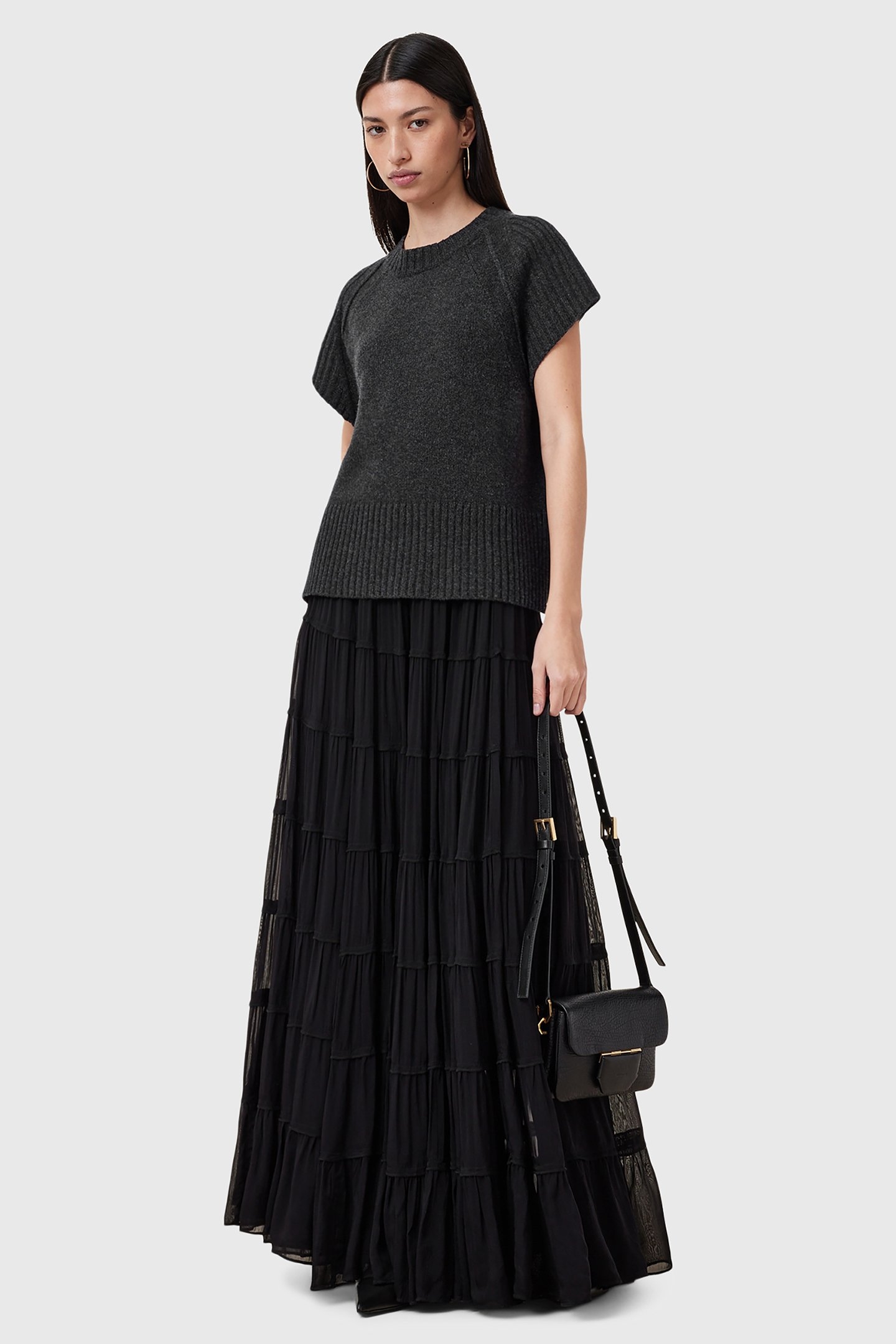 EVA MAXI SKIRT BLACK 6