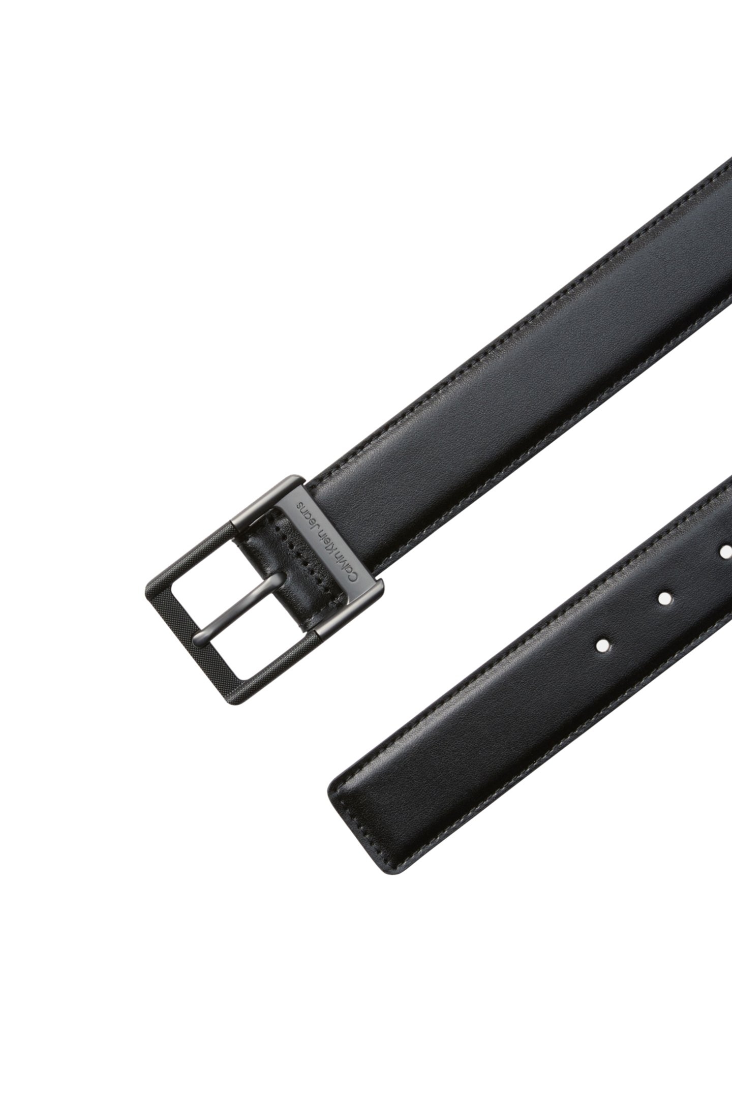 CLASSIC BUCKLE BELT BLACK/BLACK & MATTE GUNMETAL 3