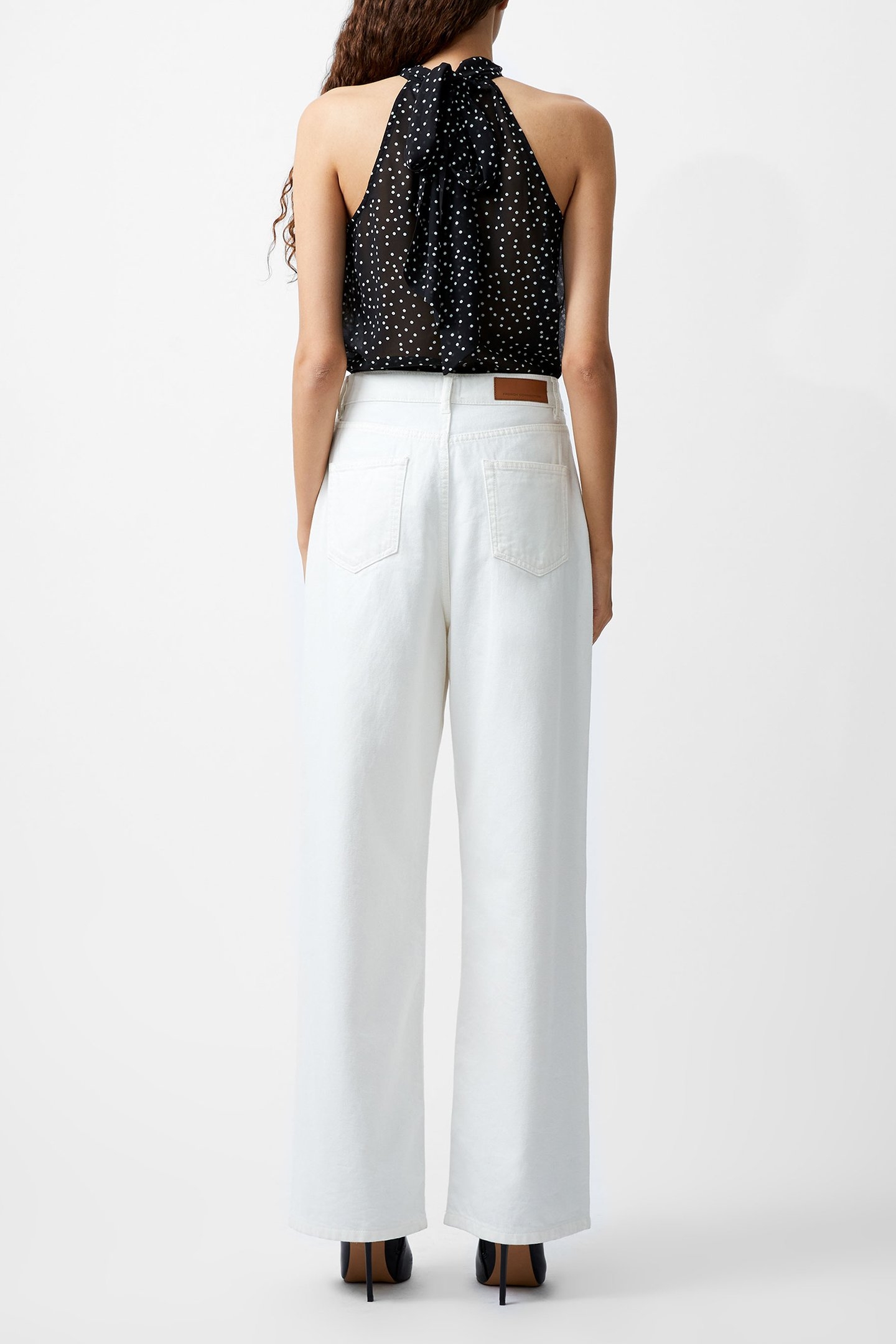 FINLEY DENIM WIDE LEG JEAN ECRU 4