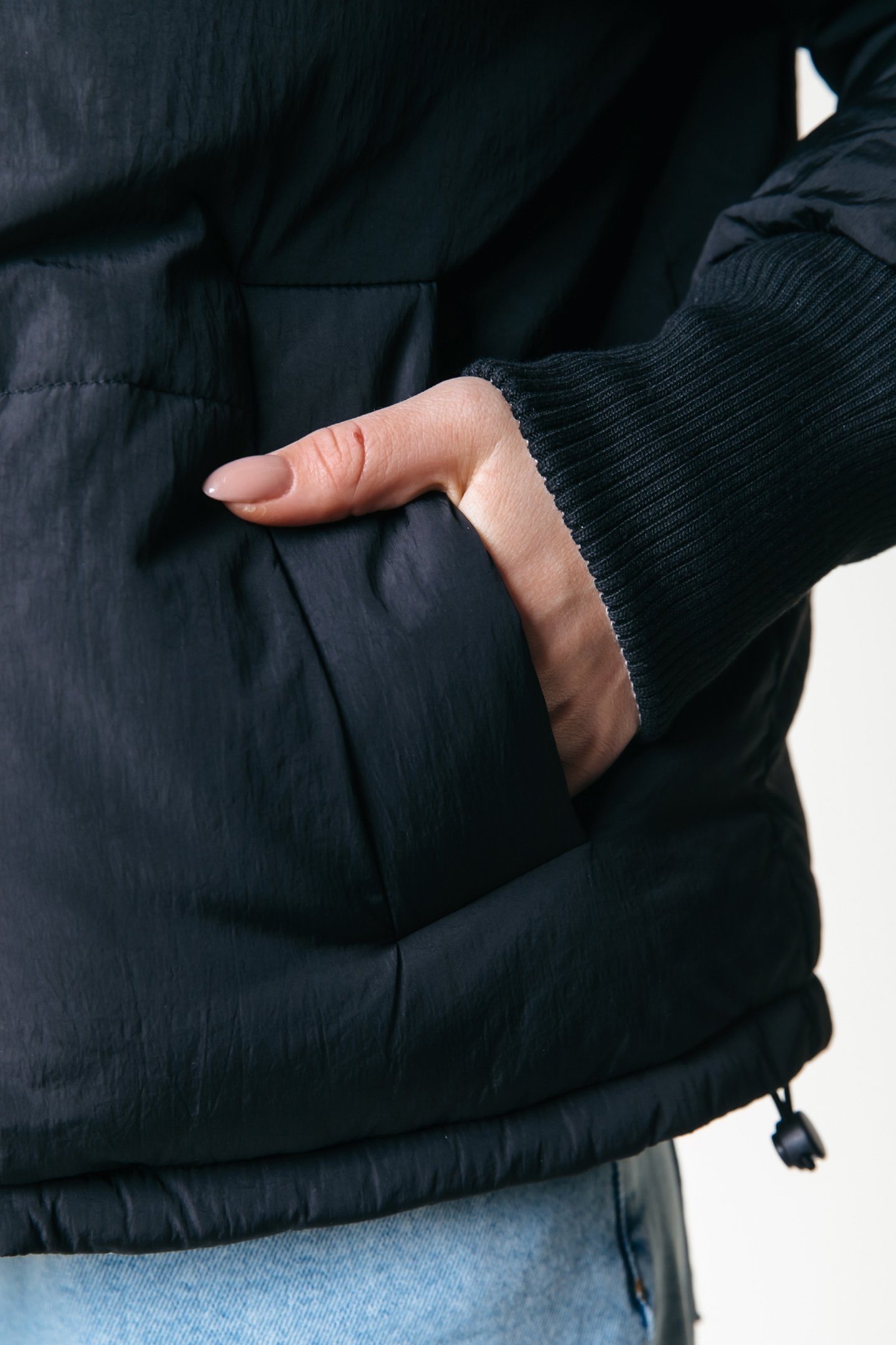 ISADO REVERSIBLE PUFFER JACKET BLACK 3