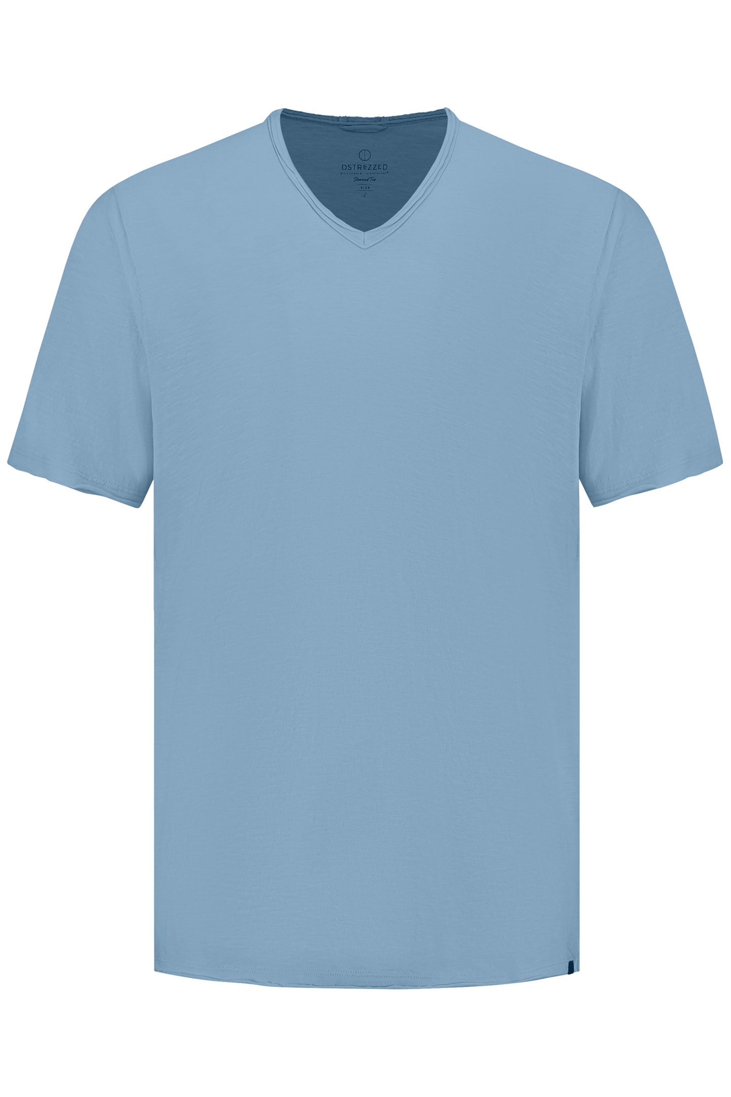 DS_BASIC ROUND NECK TEE SLUB JERSEY PROVINCIAL BLUE 4