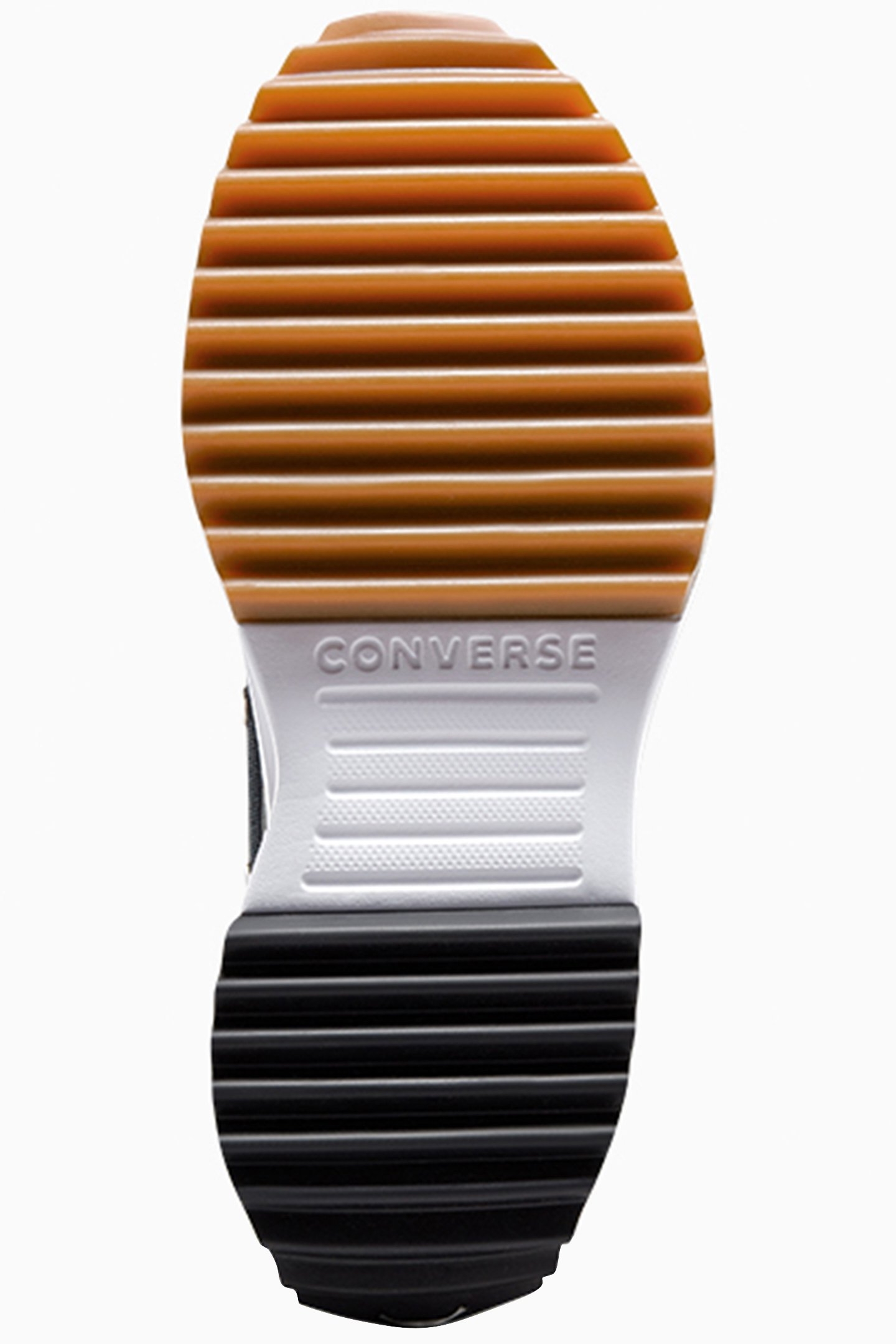 UNISEX RUN STAR HIKE CANVAS PLATFORM BLACK/WHITE/GUM 6