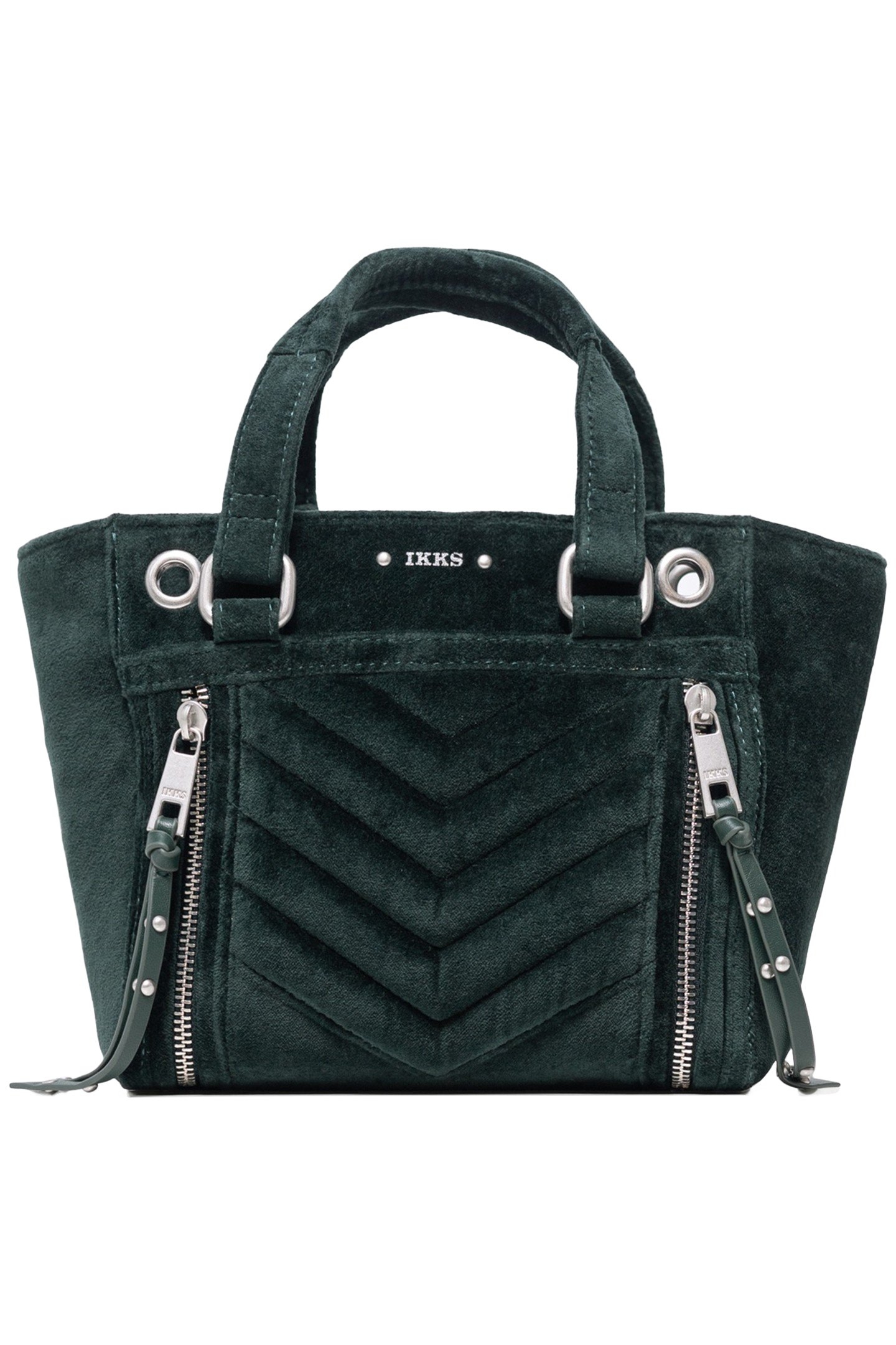 BAG 1440 GREEN VELVET SIZE SMALL 1