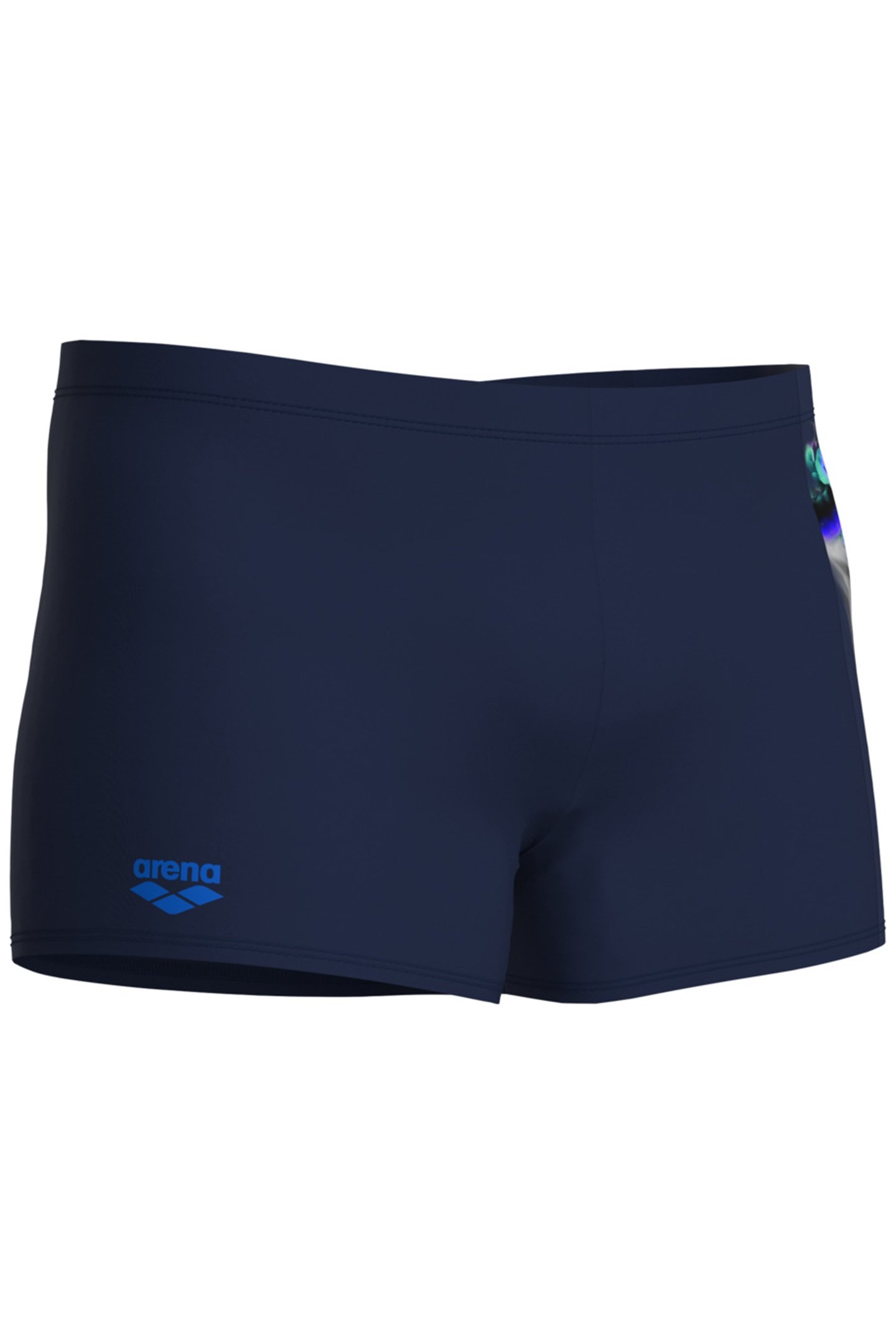 MEN'S ARENA IMAGINARY SWIM SHORT NAVY MULTI 8