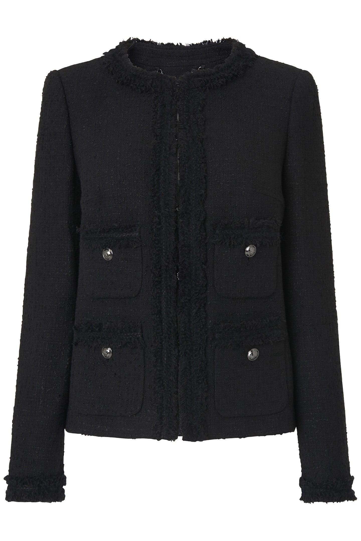JK CHARL - BOUCLE JACKET BLACK 4