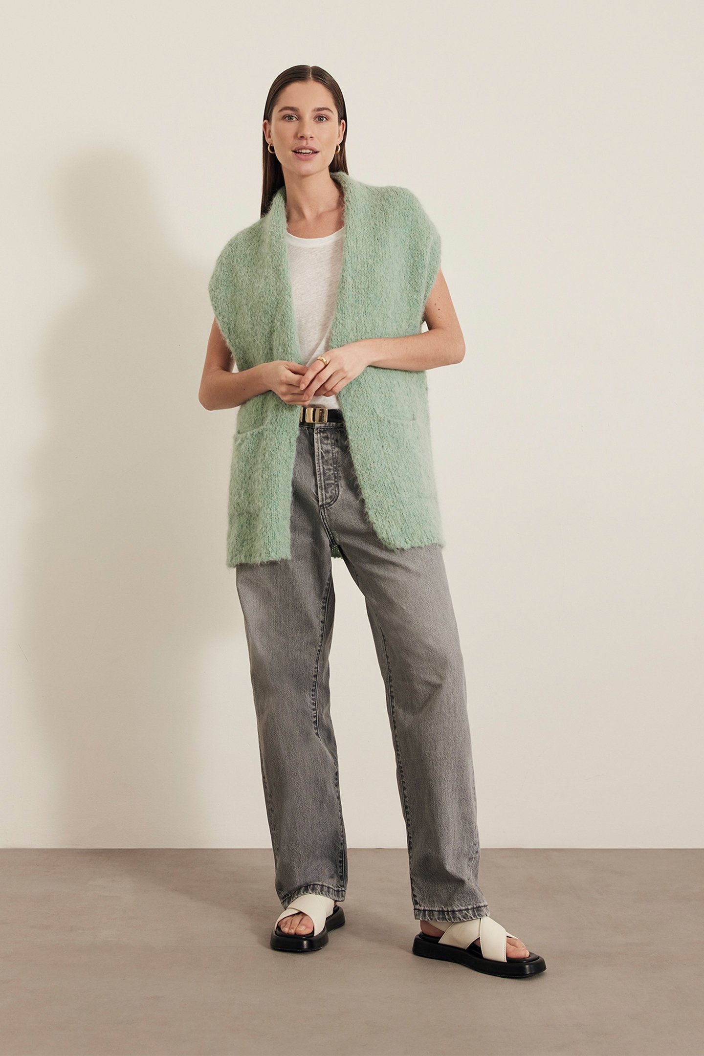 BERNOU CARDIGAN MINT 3