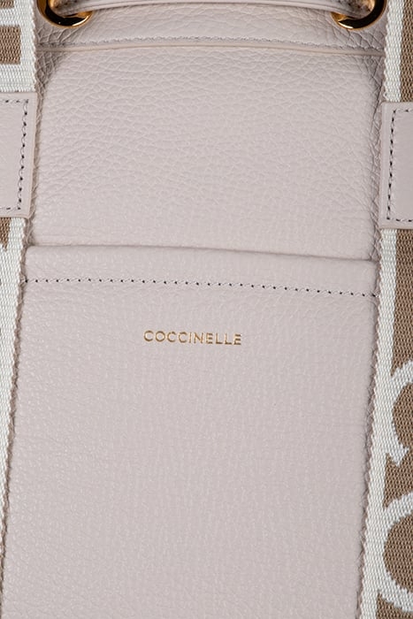 GRAINED LEATHER SIGNATURE TOTE BAG 5