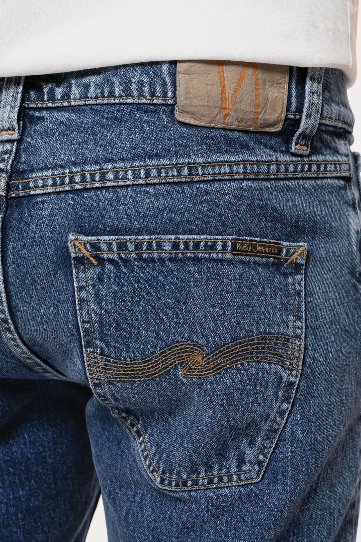 LEAN DEAN PLAIN STONE MID BLUE 6