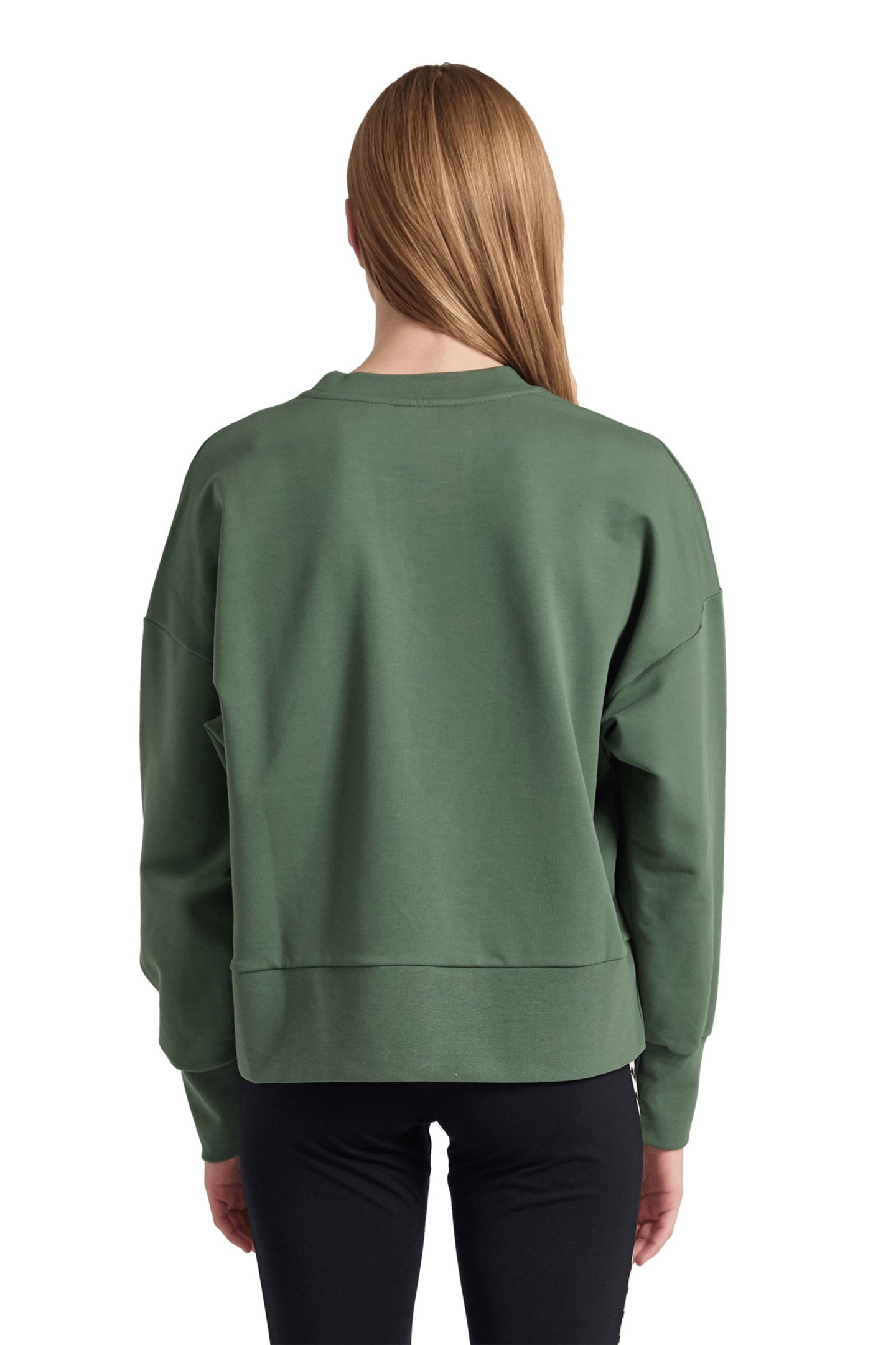WOMEN'S OVERSIZED CREW NECK SAGE 2