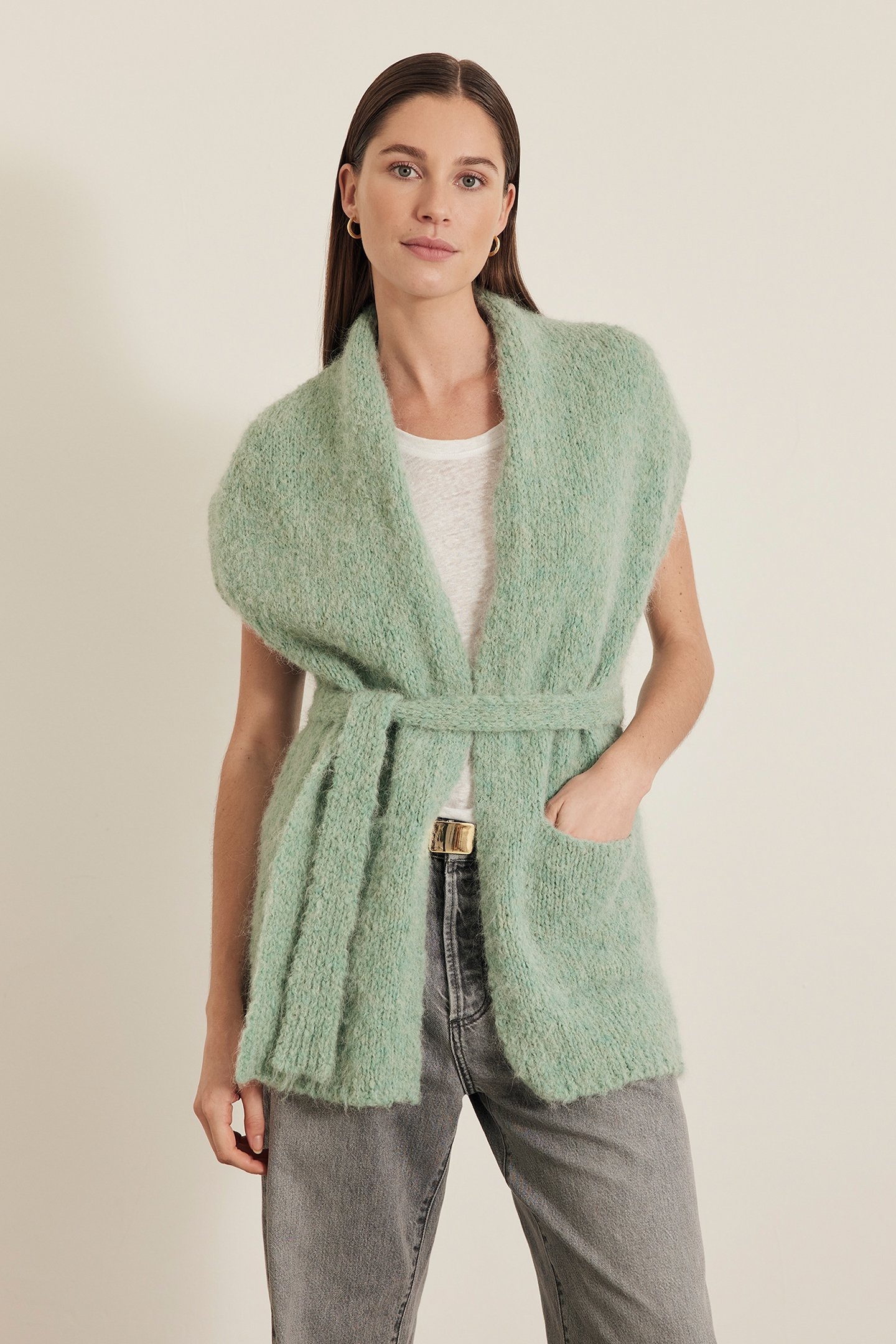 BERNOU CARDIGAN MINT 1