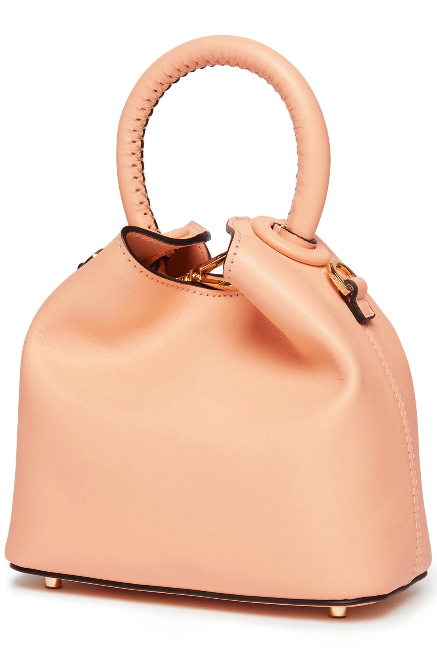 MADELEINE LEATHER SALMON/BLACK BORDERS 3