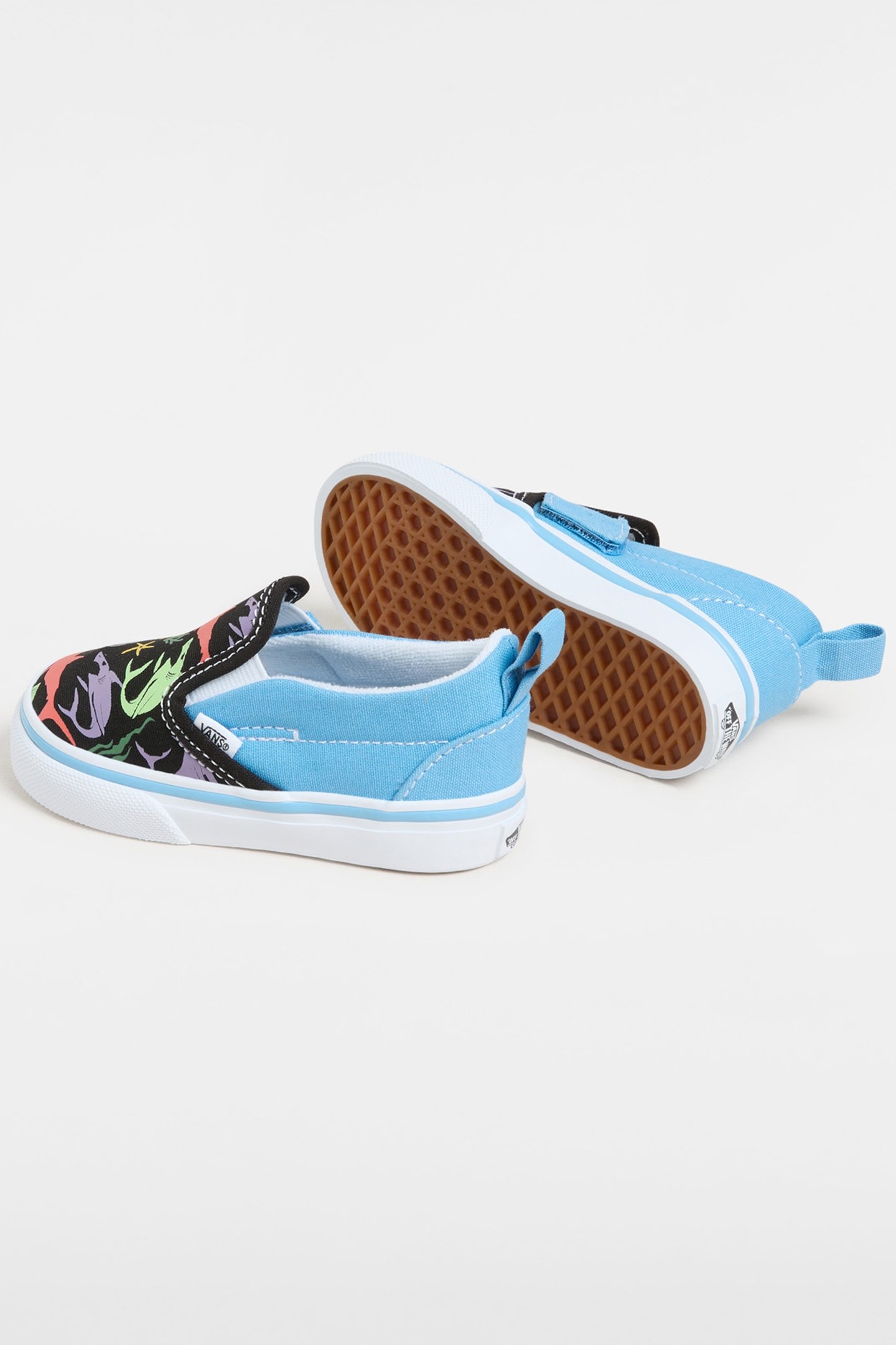 TODDLER SLIP-ON GLOW SHARKS BLUE/MULTI 3