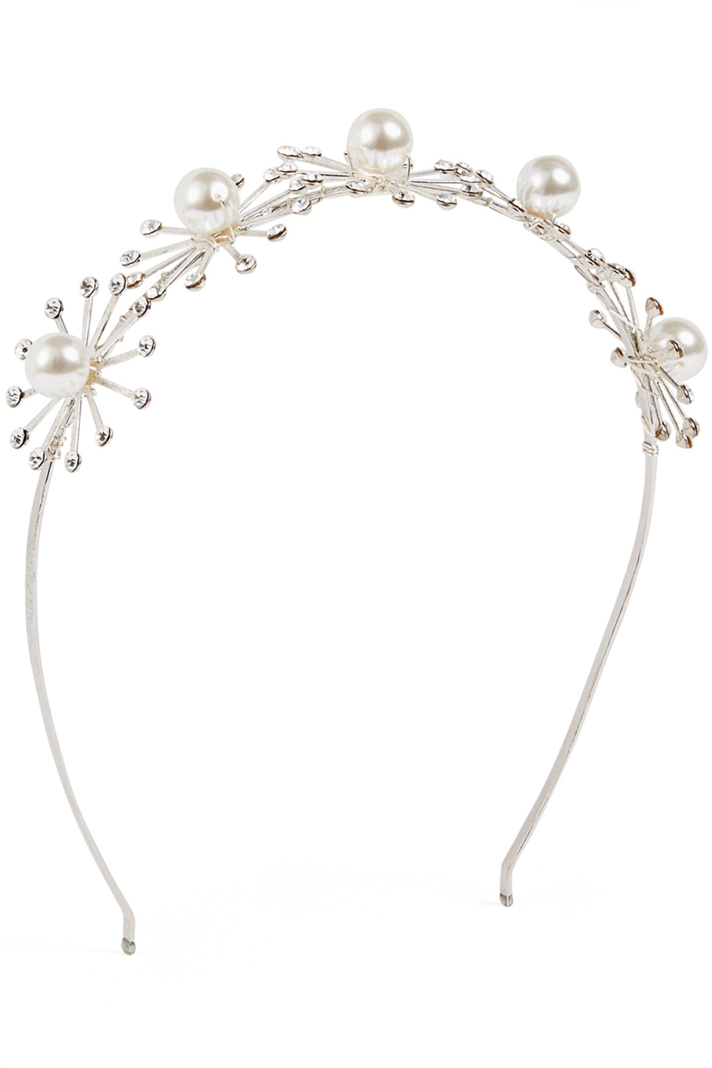 BETHANY BRIDAL HEADBAND SILVER 1