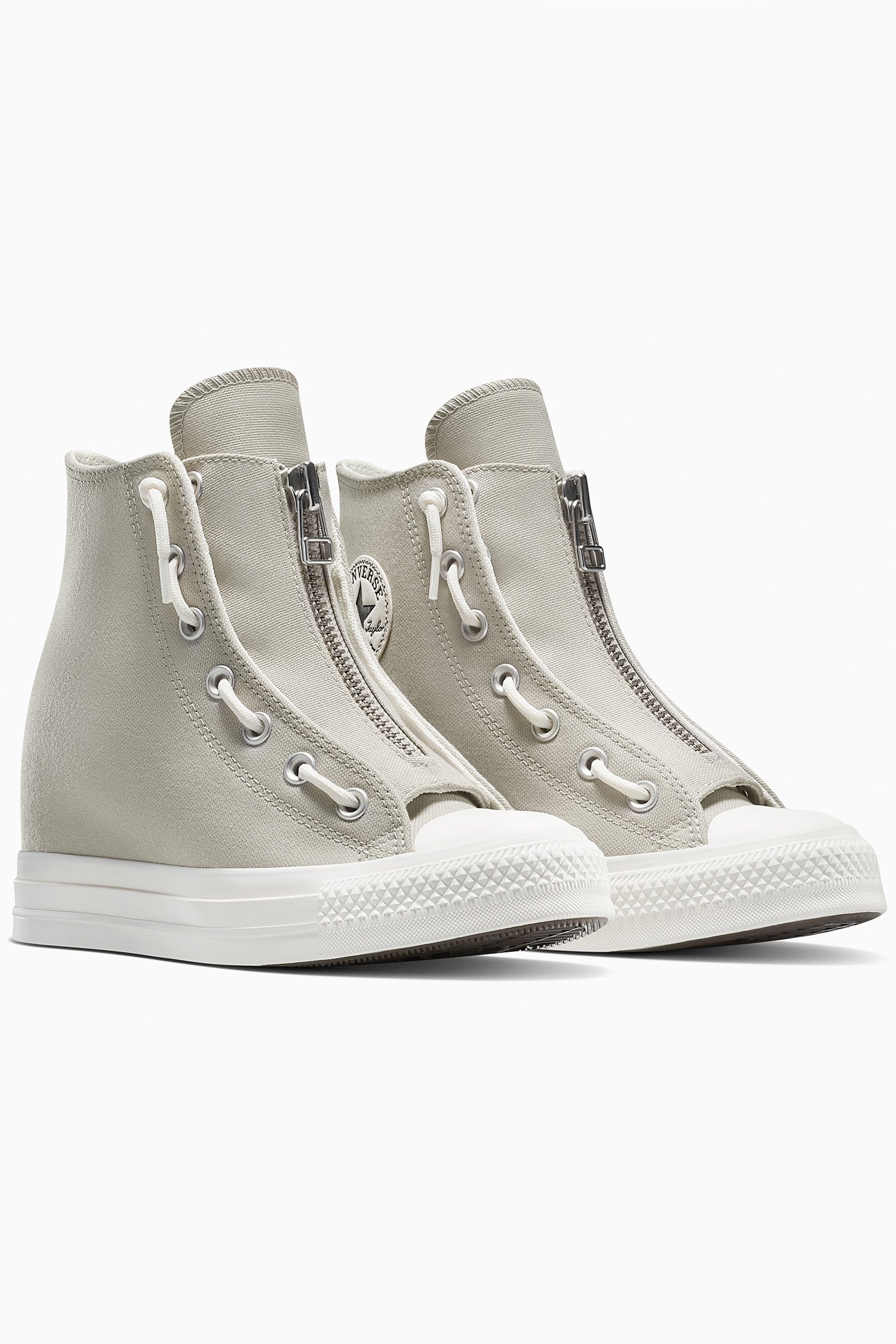 CHUCK TAYLOR ALL STAR WEDGE PLATFORM PAPYRUS/EGRET/BLACK 5