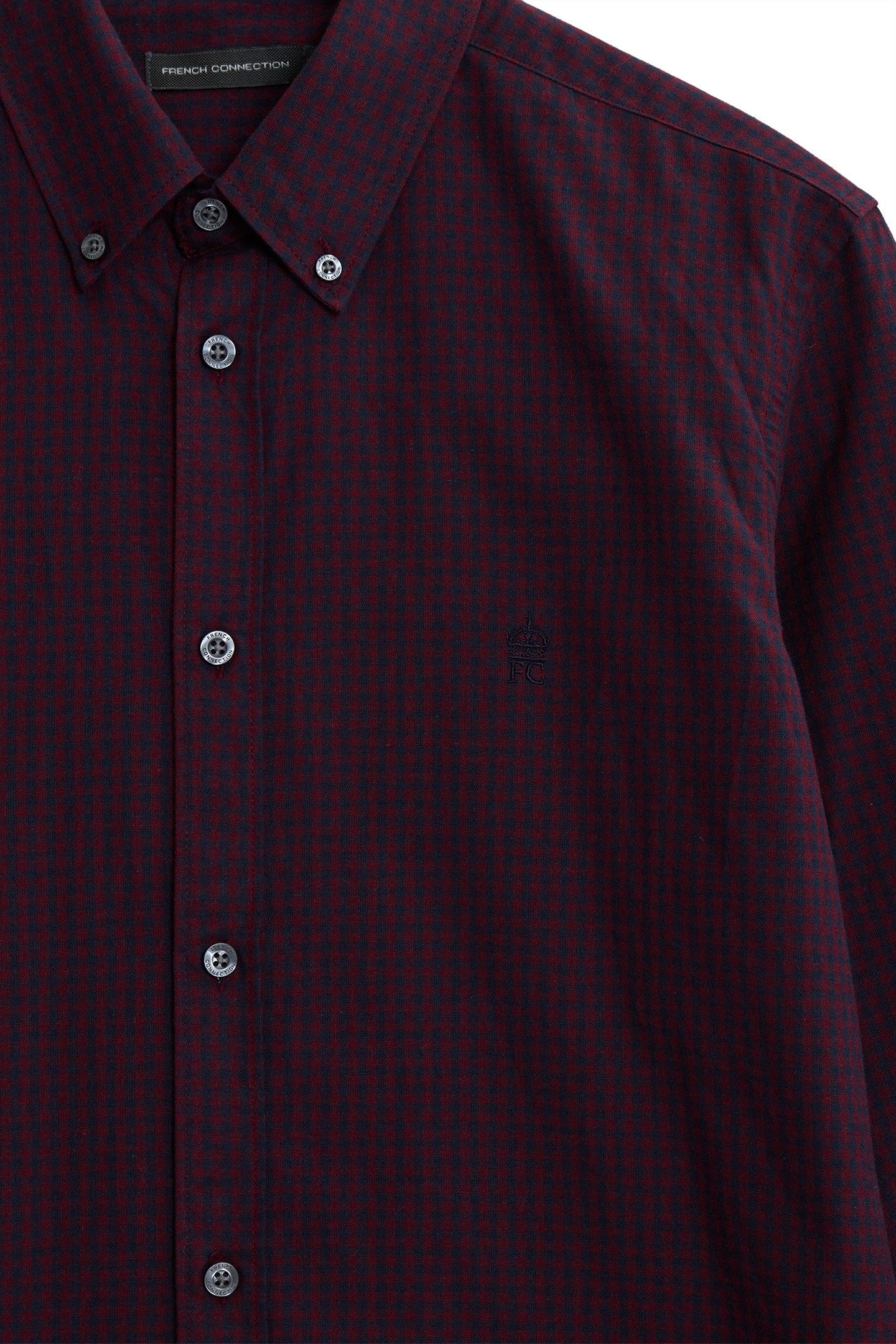 GINGHAM LS CHATEAUX/MARINE 3