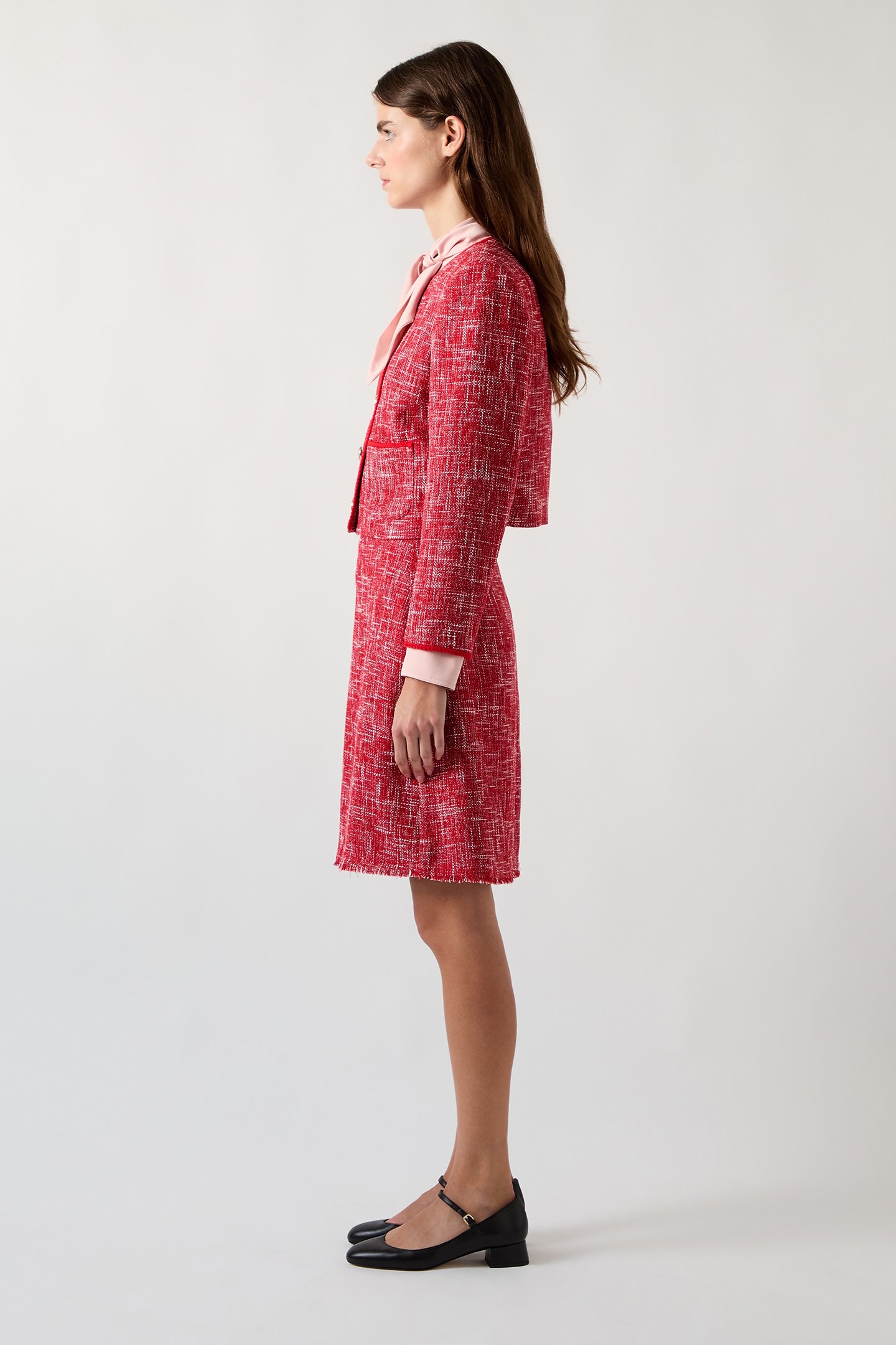 JK ALEXA TWEED JACKET RED 4