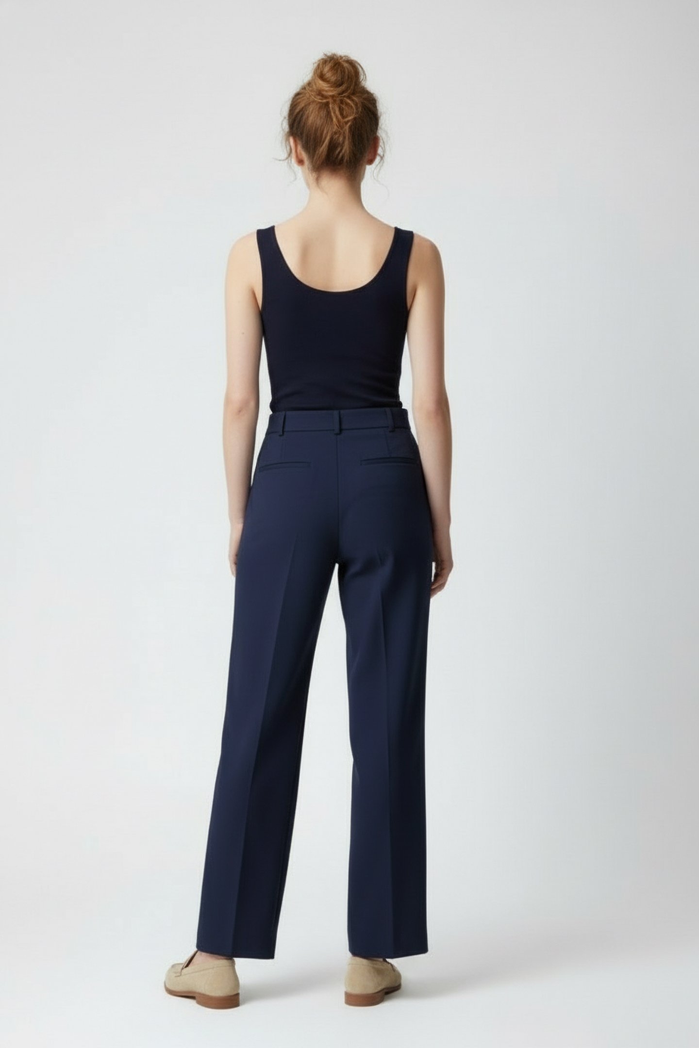 COTTON ORGANIC STRETCH TANK UTILITY BLUE 2