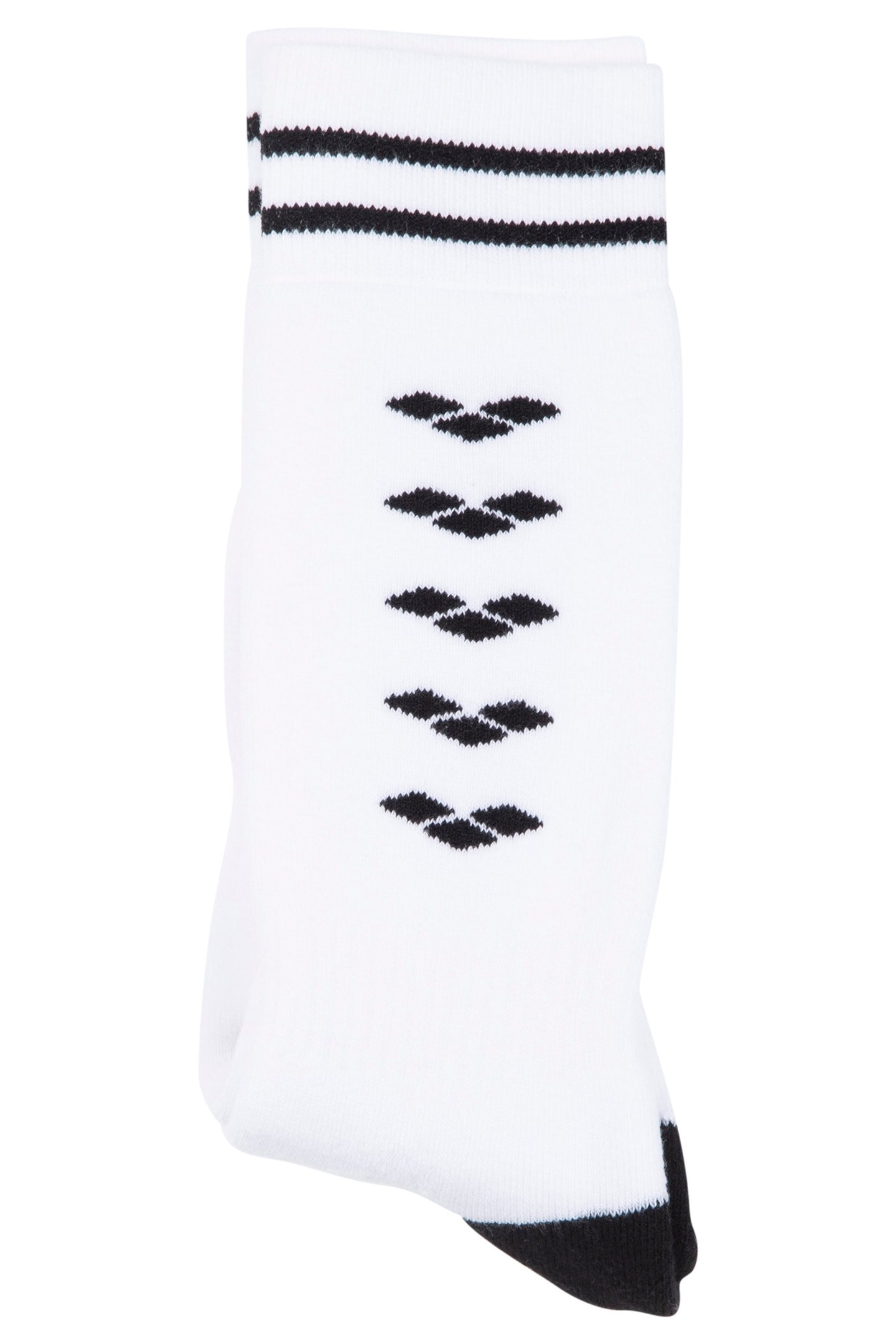 ICONS SOCKS WHITE-BLACK 2