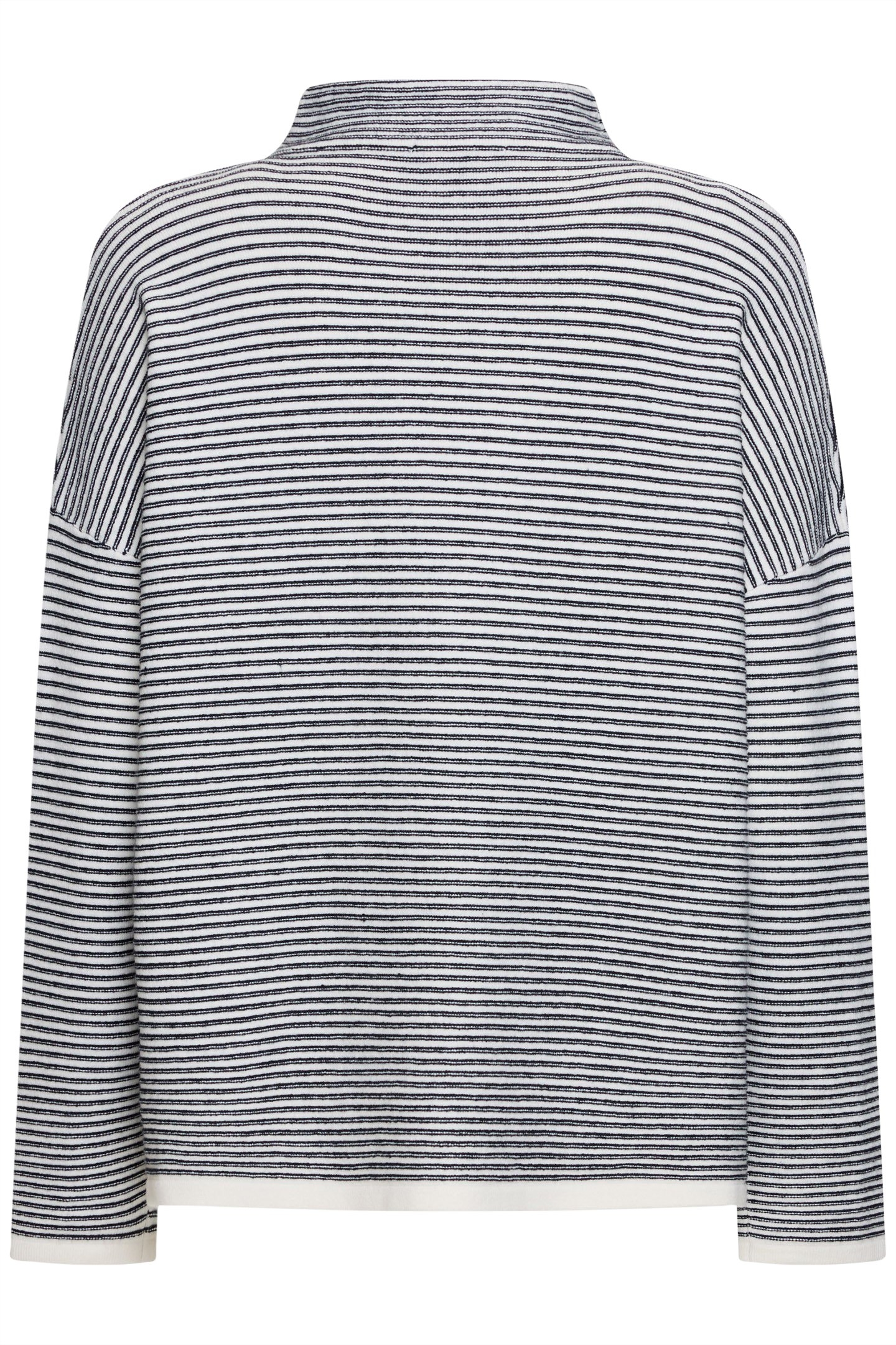 BABYSOFT STRIPE LENA HIGH NK WINTER WHT/MIDNIGHT 5