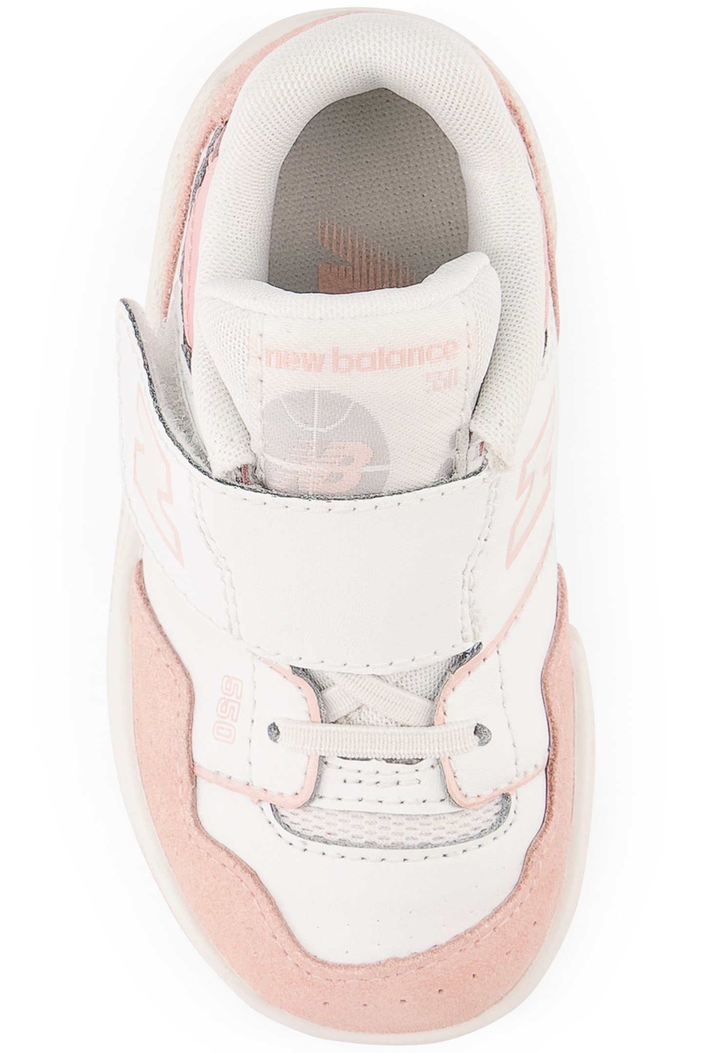 INFANT GIRLS 550 BUNGEE LACE WITH TOP STRAP WHITE 3