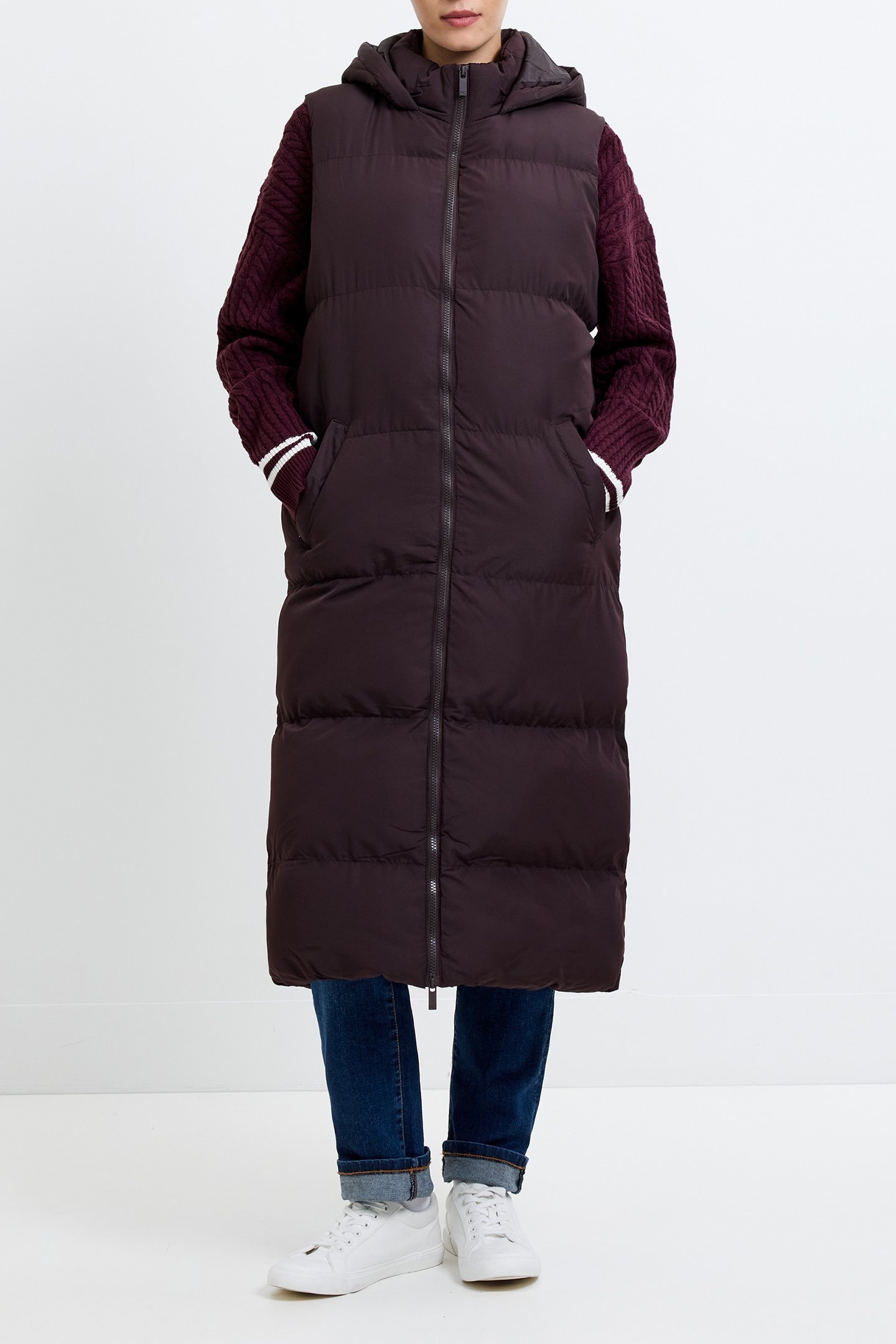 ROW GILET L CHOCOLATE 1