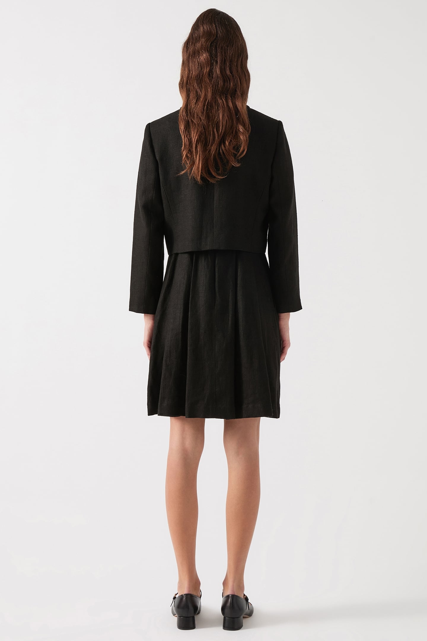 JK LYDIA LINEN JACKET BLACK 2