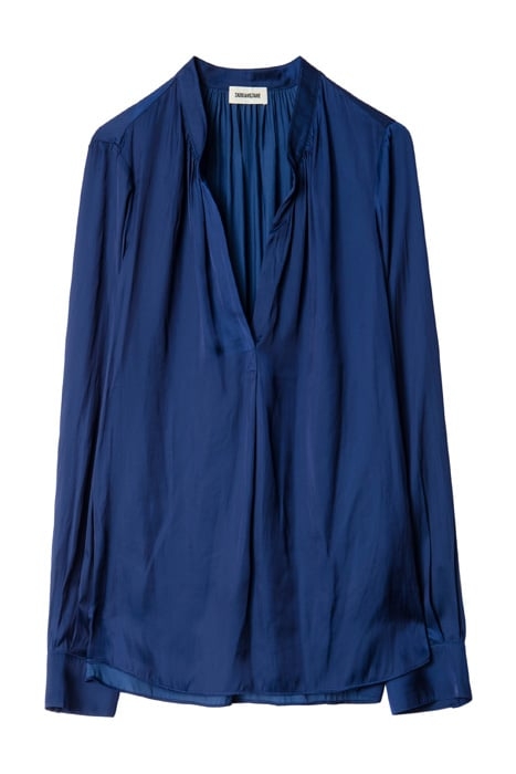 TINK SATIN TUNIQUE BLEU DE CHINE 4