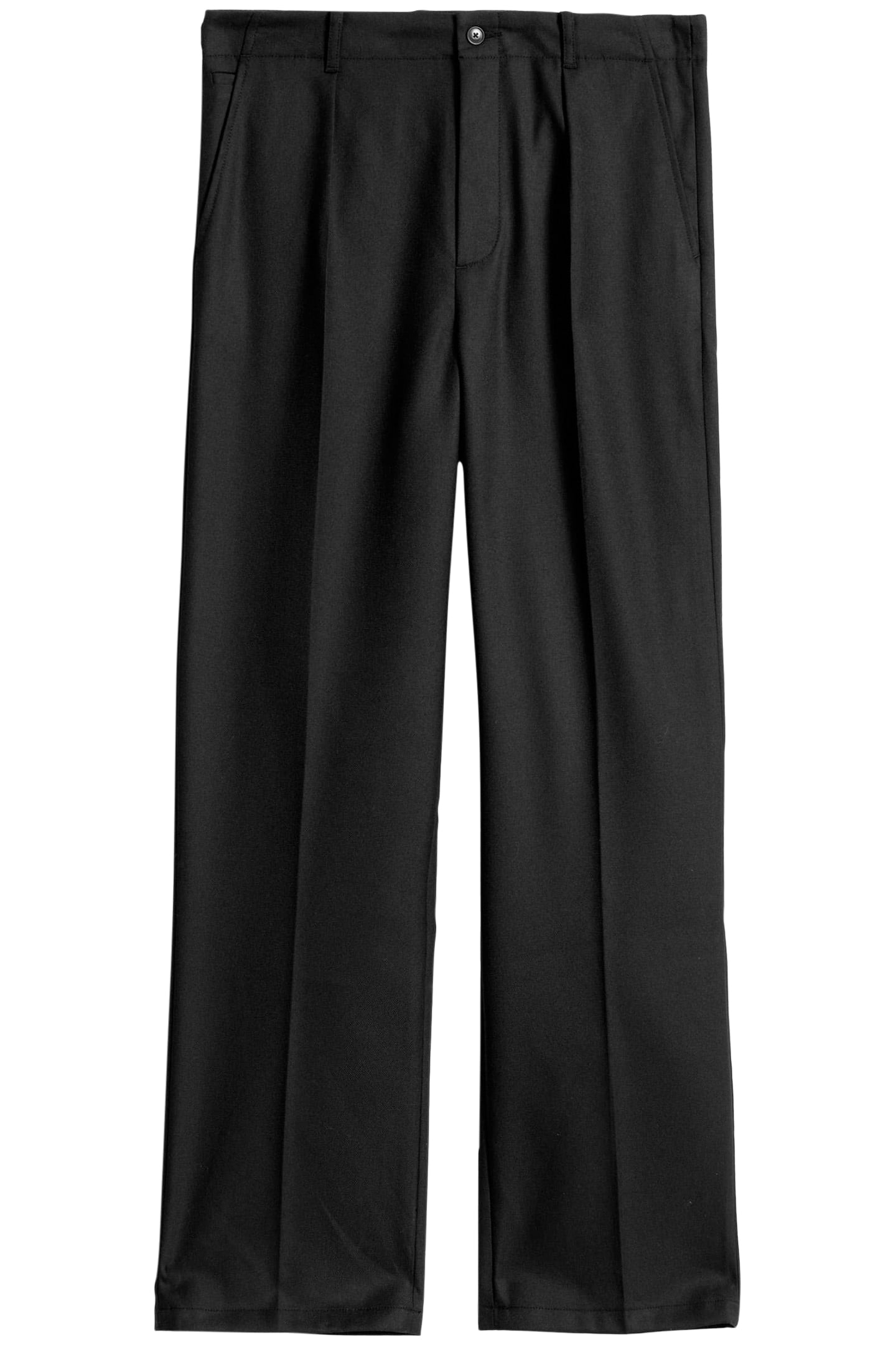 RELAX PANTS WITH WAIST BELTED PANTS (COP BLACK 2