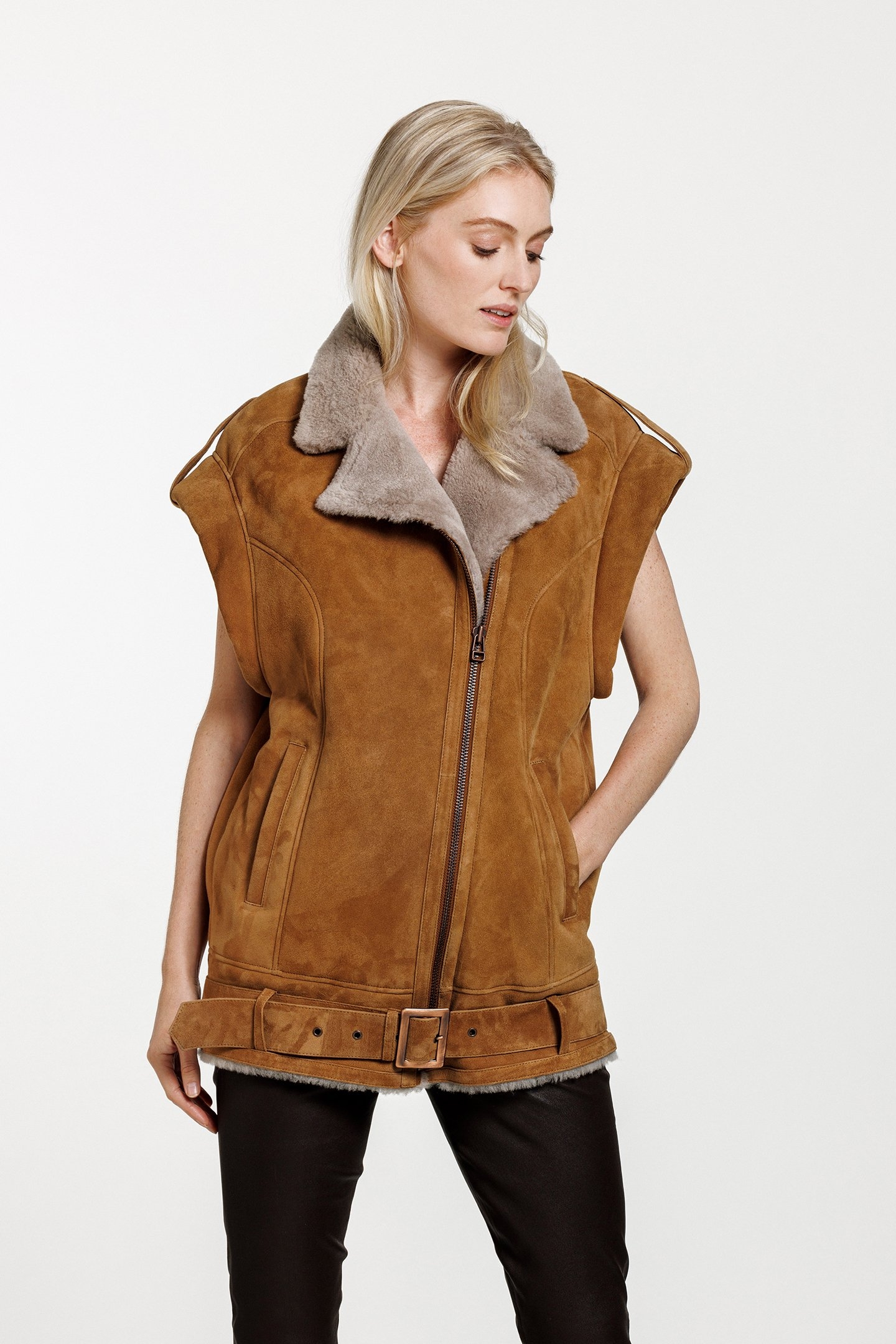 VERA JACKET COGNAC 1