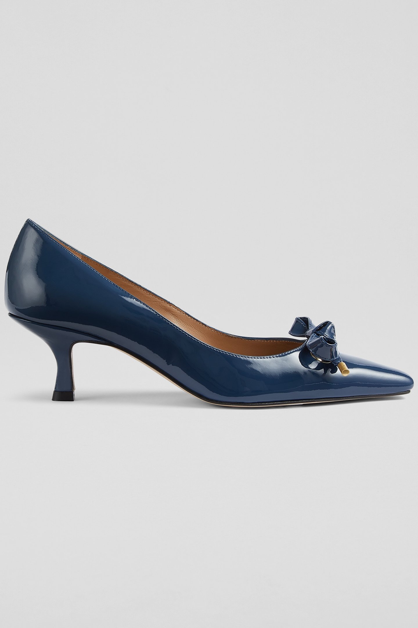 CC ALMA EYELET BOW COURT SMOKE BLUE 1