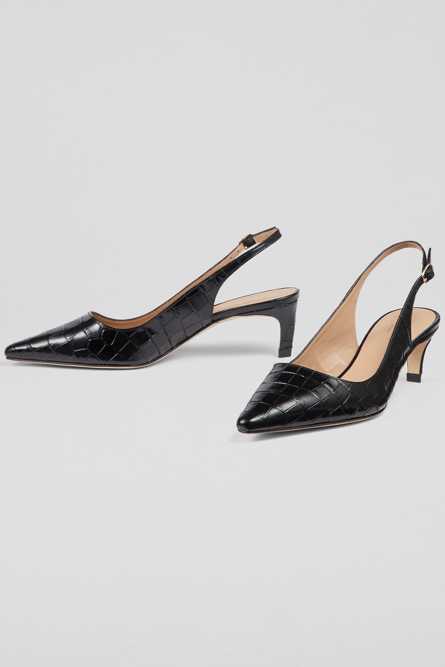 OC ALYSSA LOW HEEL SLING BLACK 4