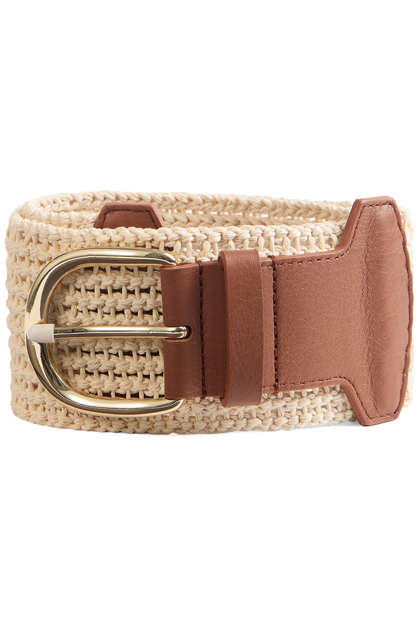 BT ELIANA CROCHET FABRIC BROWN 1