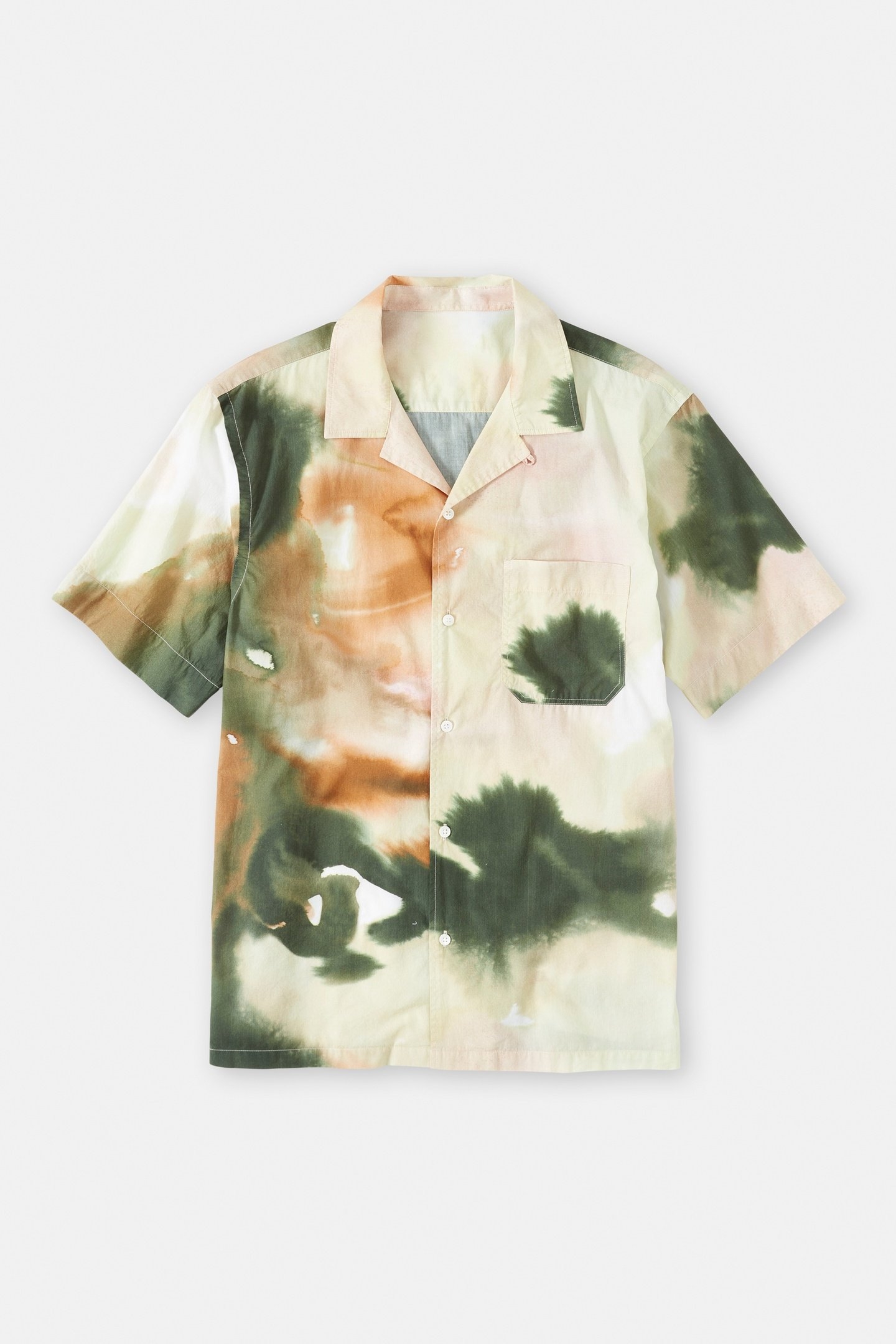 SHORT SLEEVED SHIRT SAGE TEA 1
