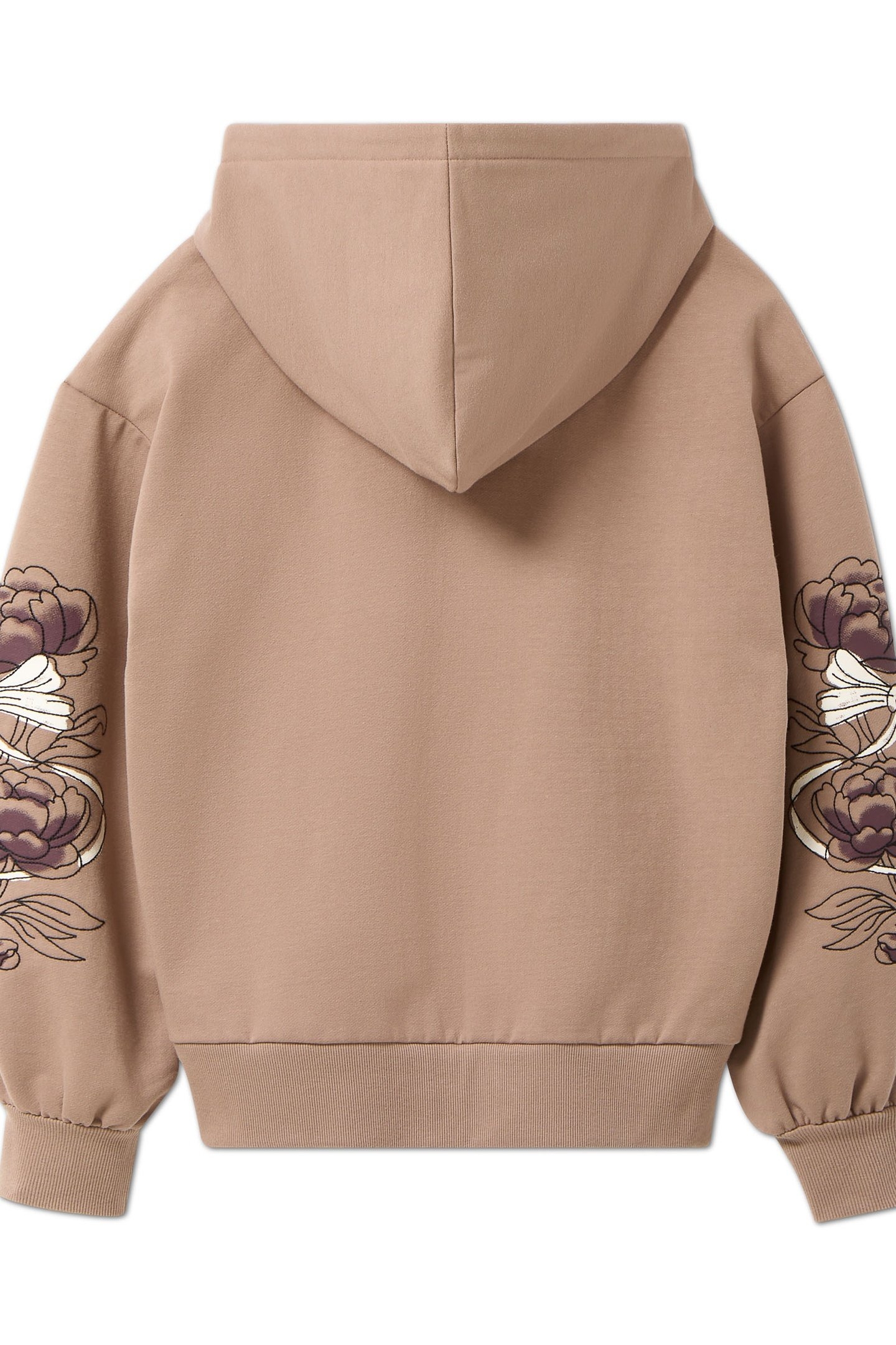 GRAPHIC HOODIE TAUPE GREY 5