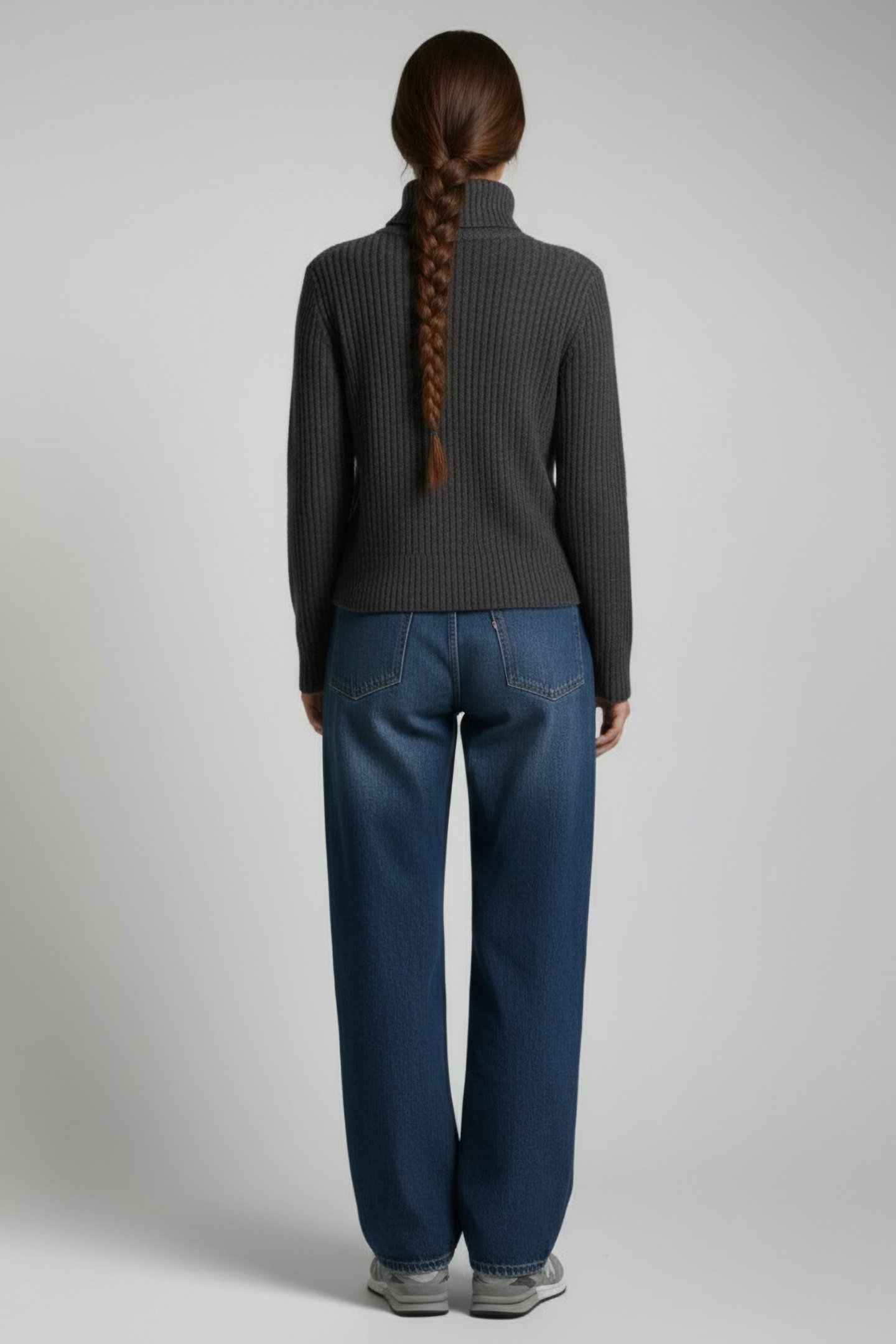 AVENALF KNIT DARK GREY MELANGE 2