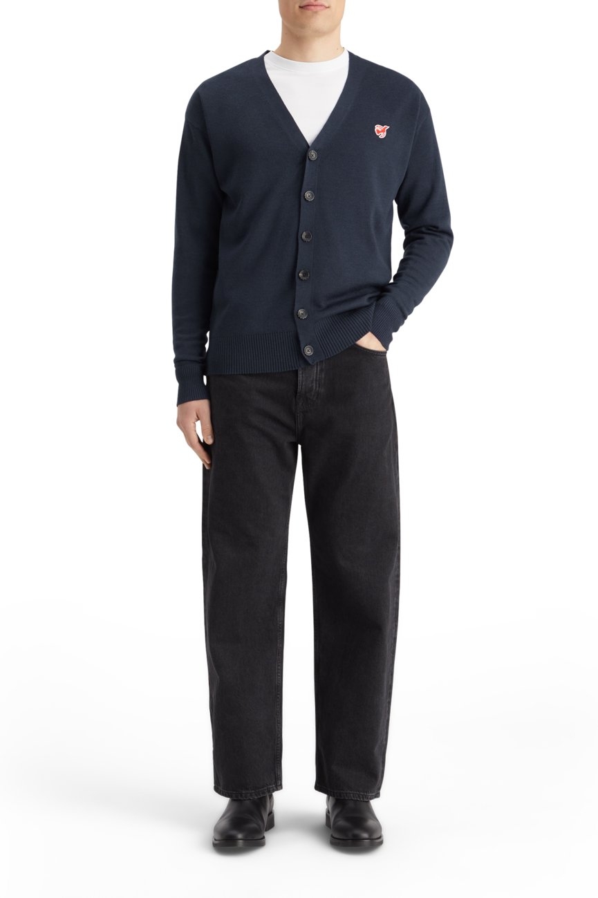 CORE - THE FREE SPIRIT PEACE BIRD CARDIGAN NAVY 3