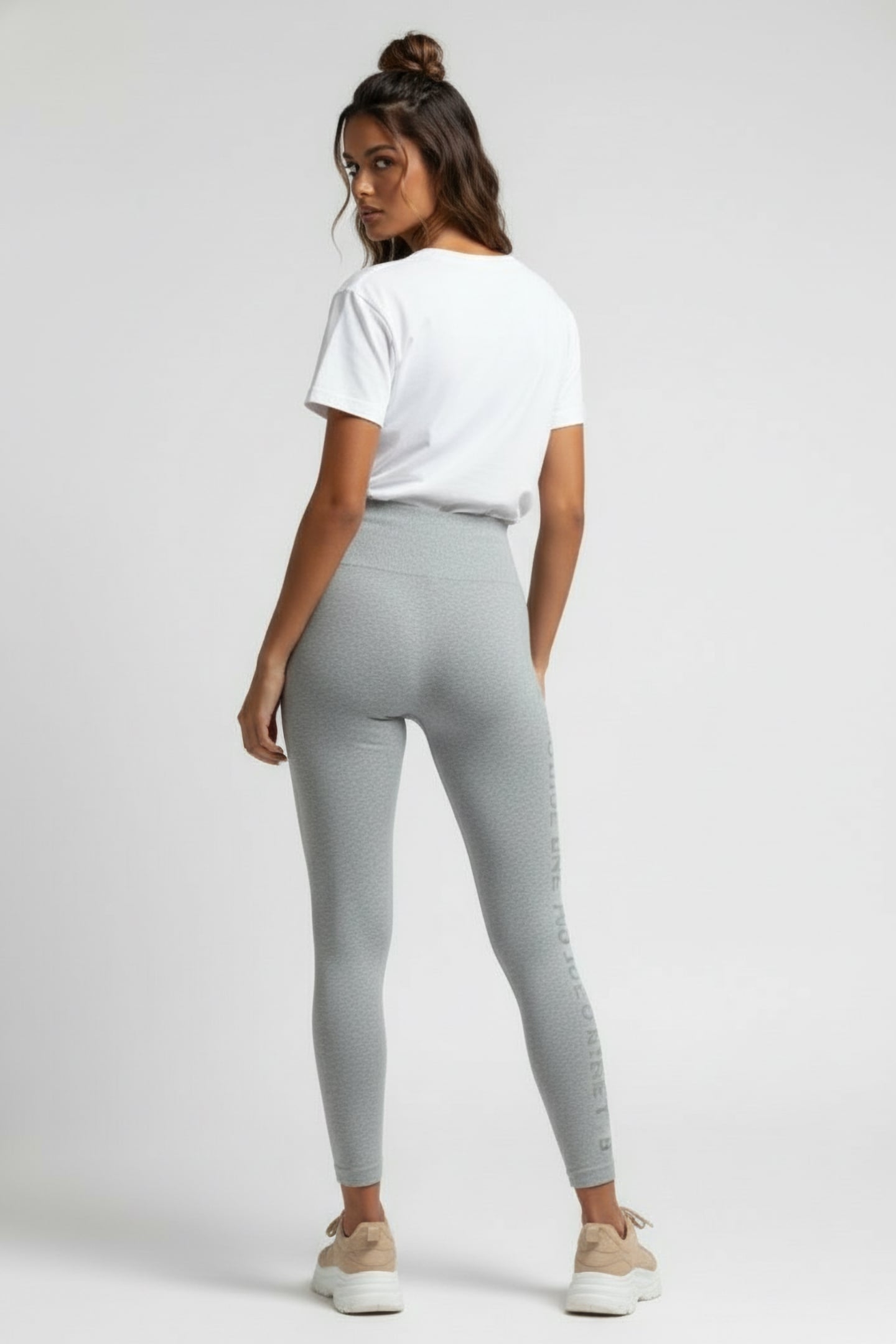 YOGALF LEGGING GREY MELANGE 2