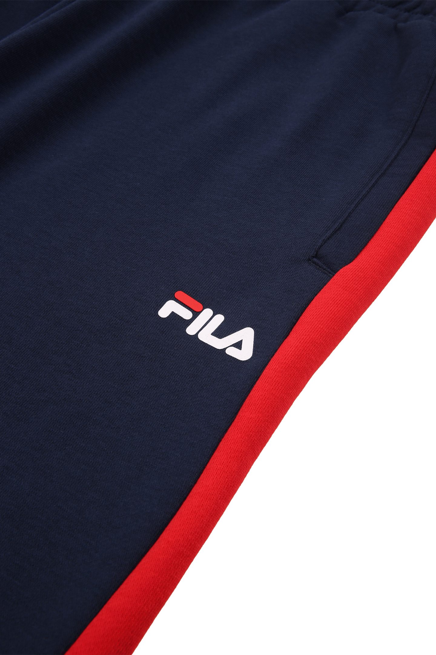 SAUSALITO SWEAT PANTS WITH BLOCK STRIPES BLACK IRIS-TRUE RED 3