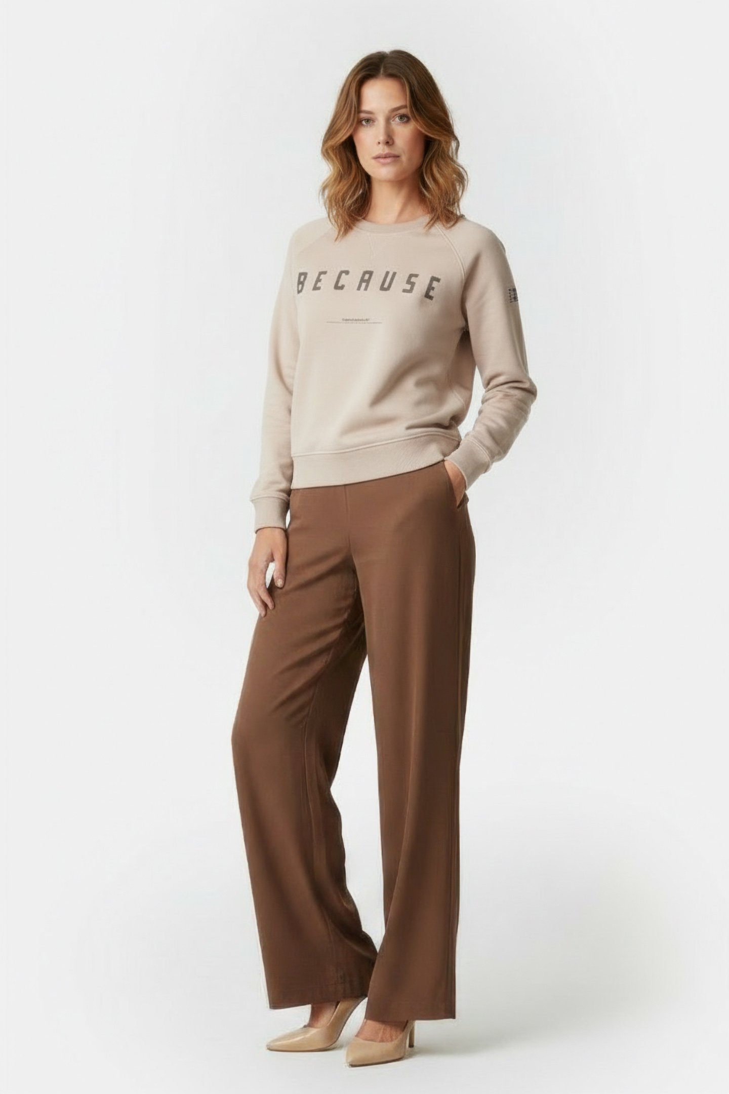 COMOALF SWEATSHIRT WASHED STONE 1