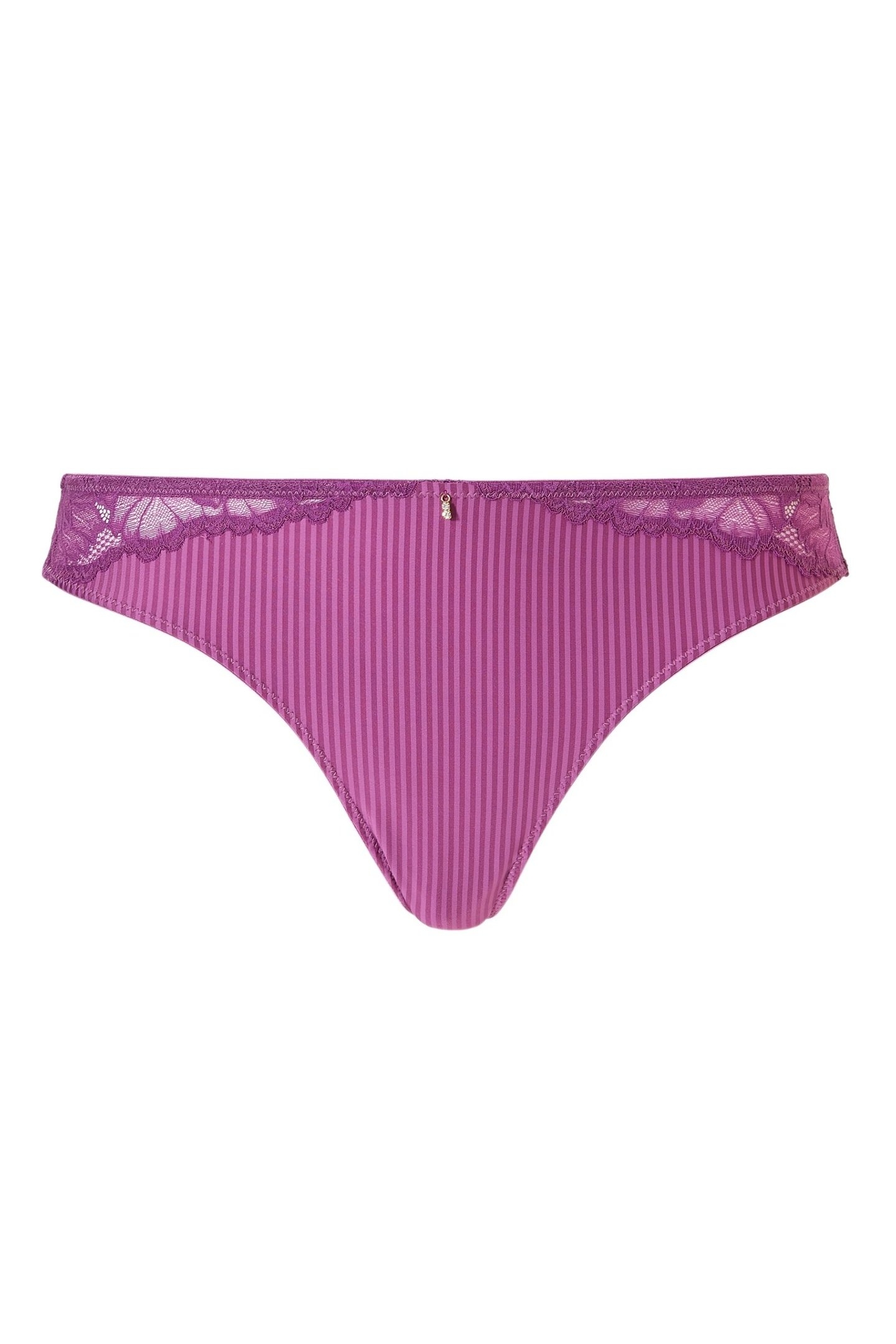 THONG STRING STRIPE LACE AMETHYST 1