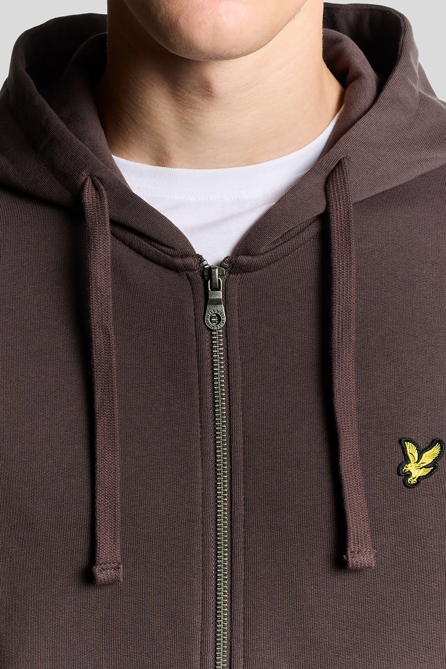 ZIP THROUGH HOODIE ESPRESSO 5