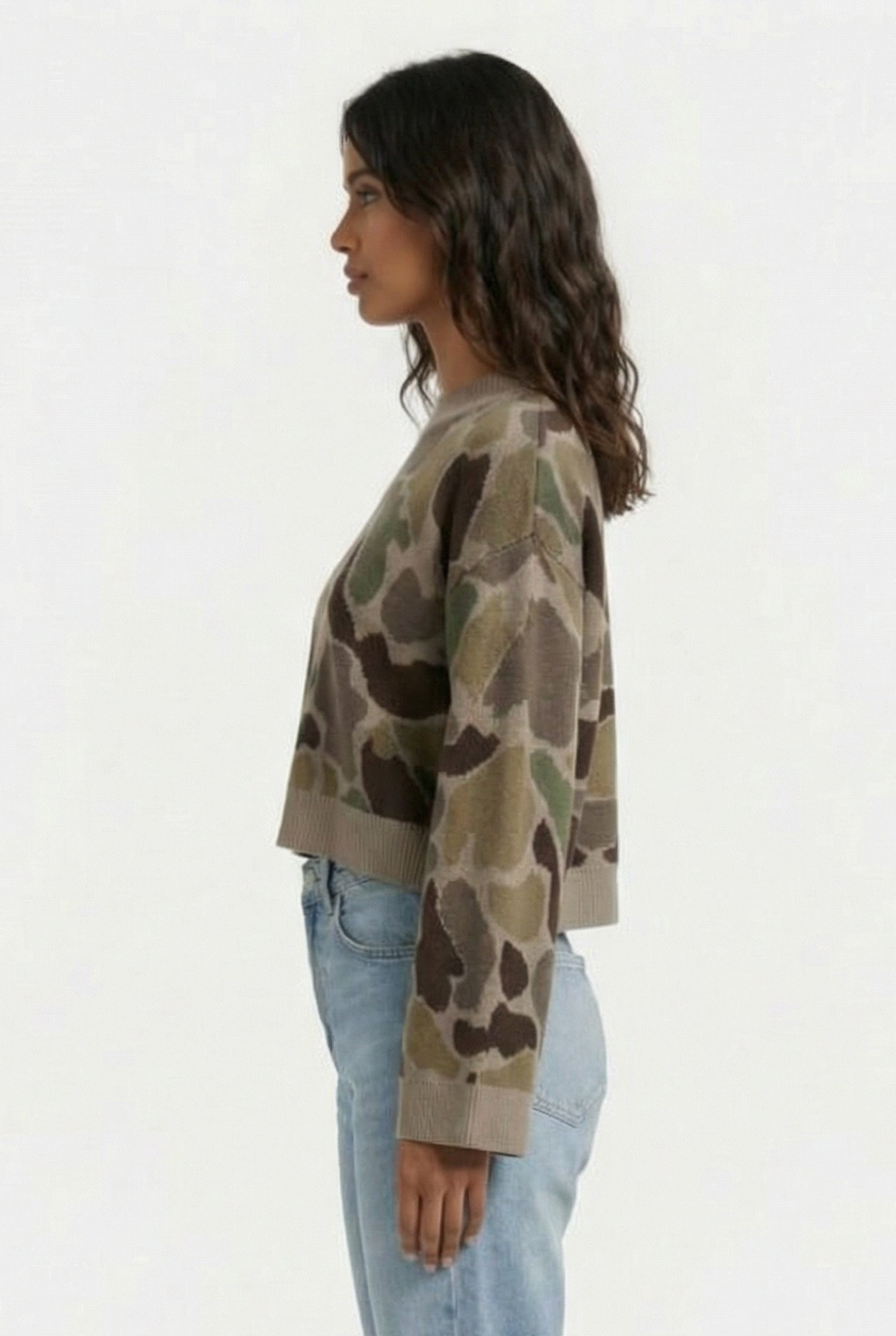 CAMMILE CAMO PULLOVER BUNGEE CORD/TURKISHCFEE 3